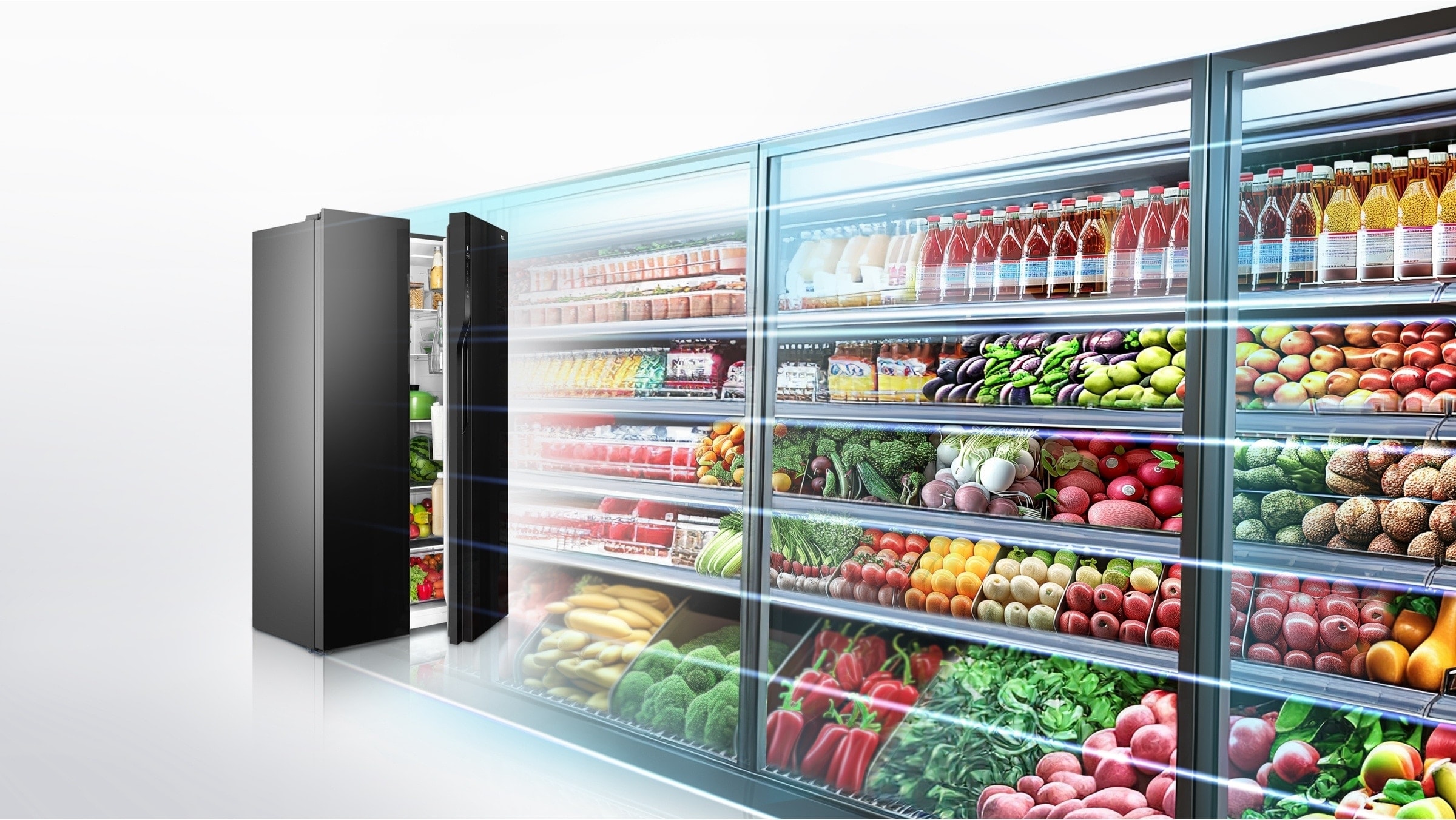 TCL P650SB Refrigerator 633L Super Capacity ; TCLP692SBBG 521L 2 Doors REFRIGERATOR-NO FROST; available in kenya at the best price in narobi cbd