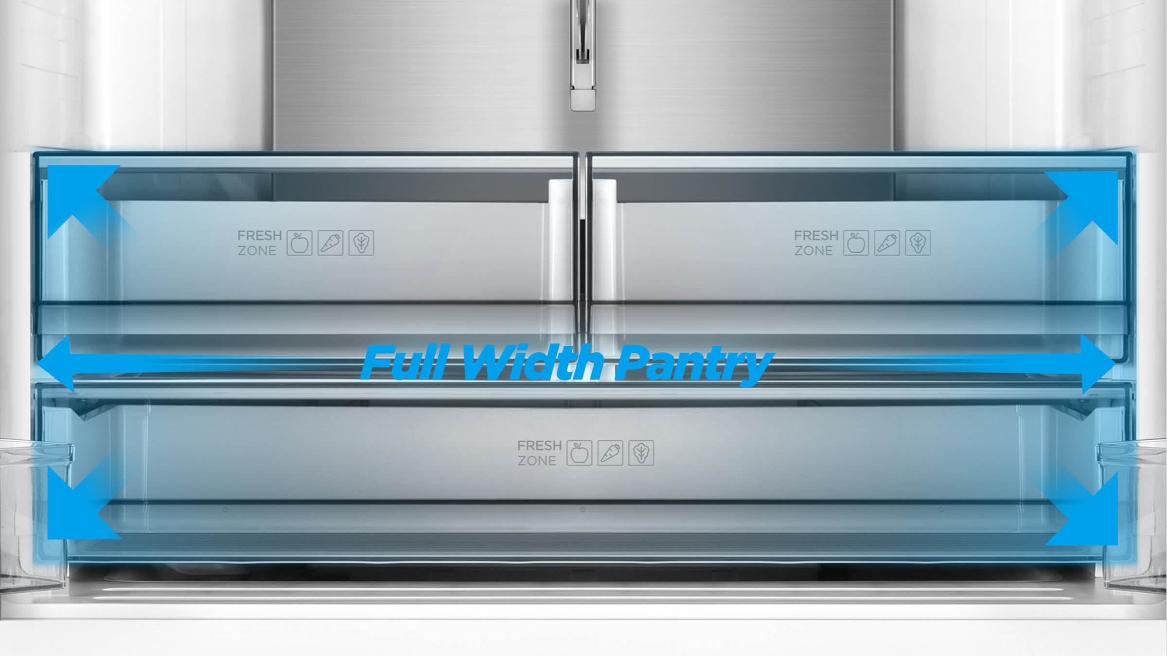 LETOU - ��Ͷ P810CD Refrigerator Full Width Pantry