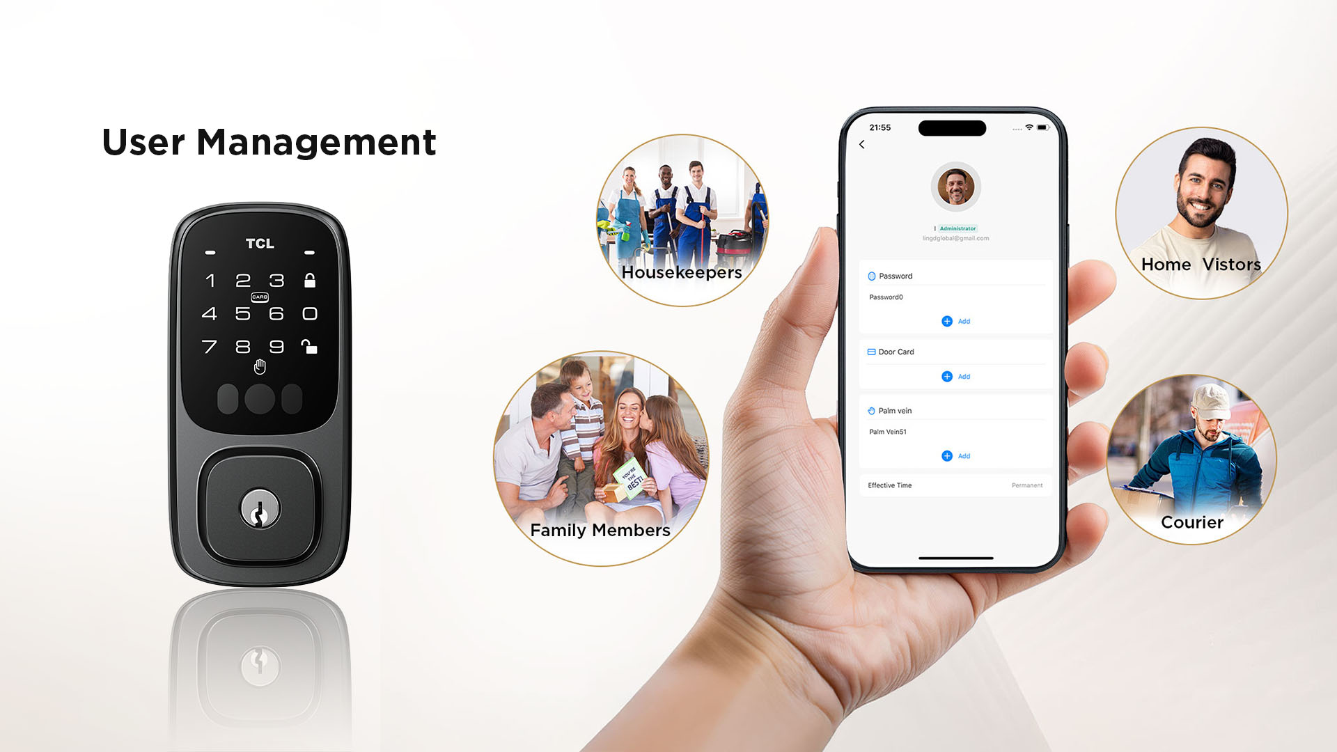 TCL D1 Pro Access Management