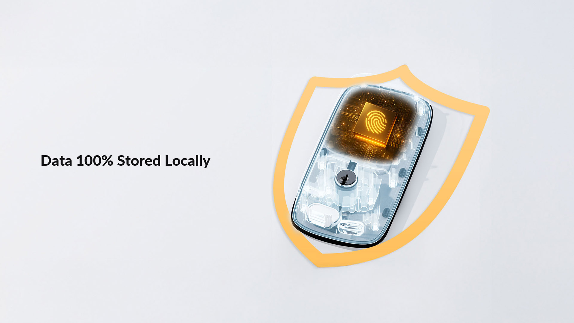 TCL D1 Max stored data securely and locally