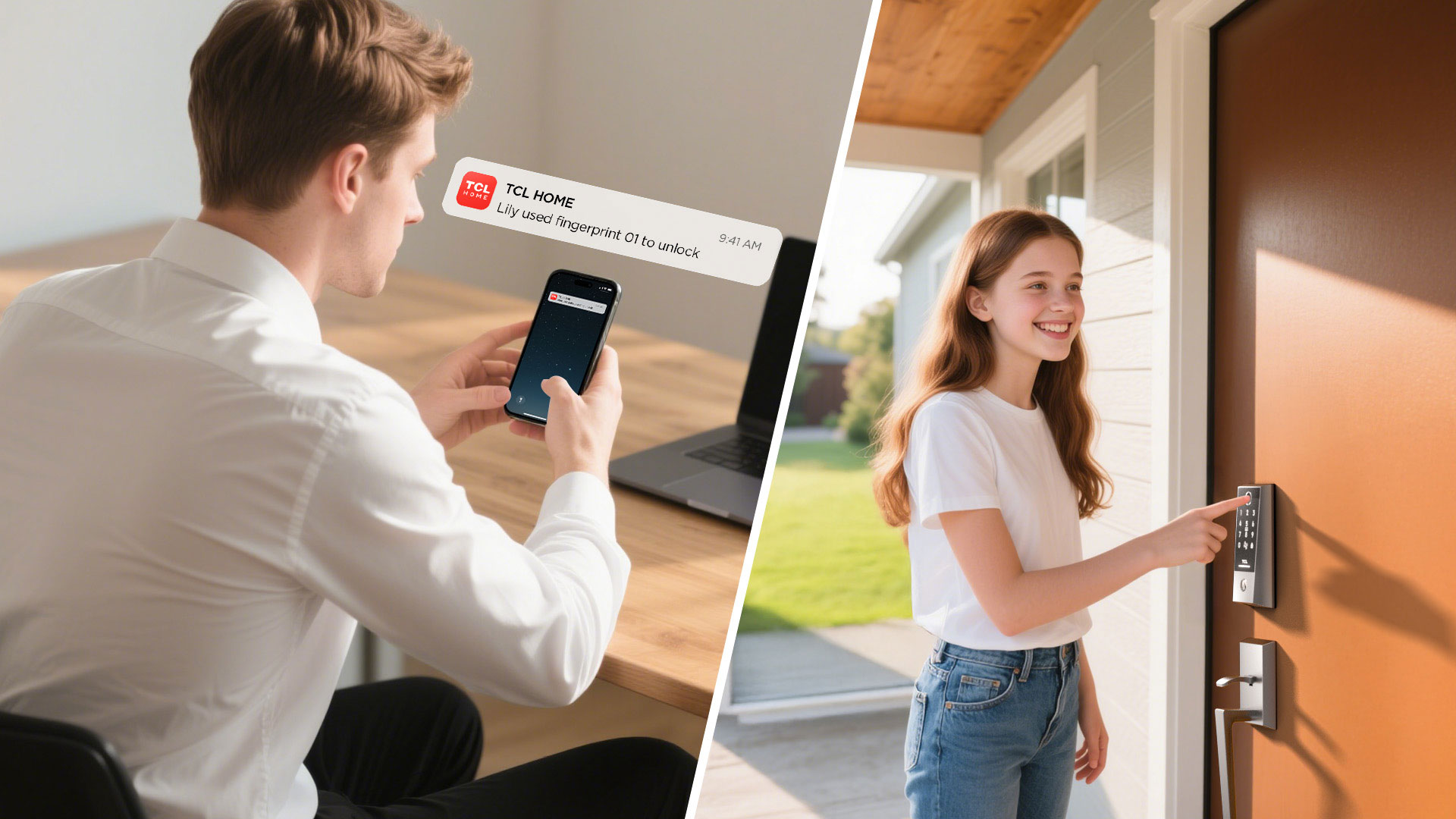 TCL D2 Plus Smart Lock Real-Time Notification