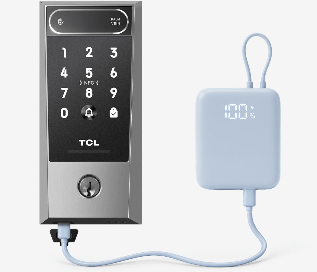 TCL K1 Fingerprint Smart Door Auto Lock 0.3s Fingerprint Unlock