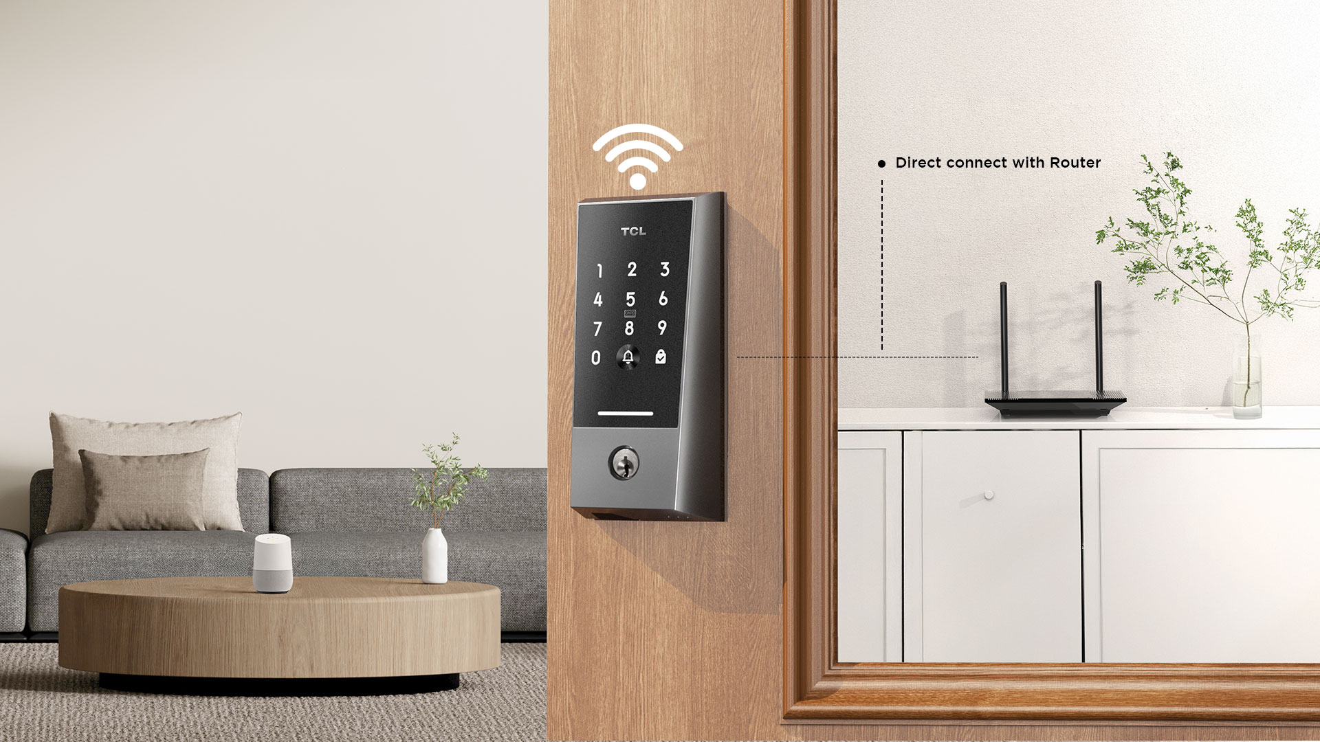 TCL D2 Keypad Smart Lock Built-in WiFi