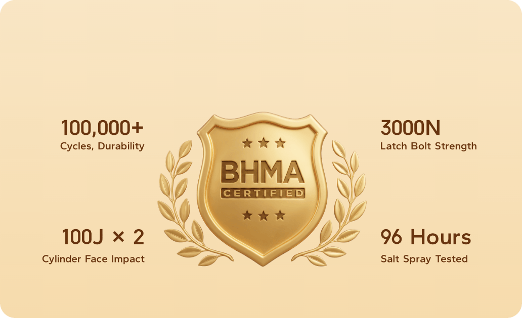Premium Quality BHMA Certified