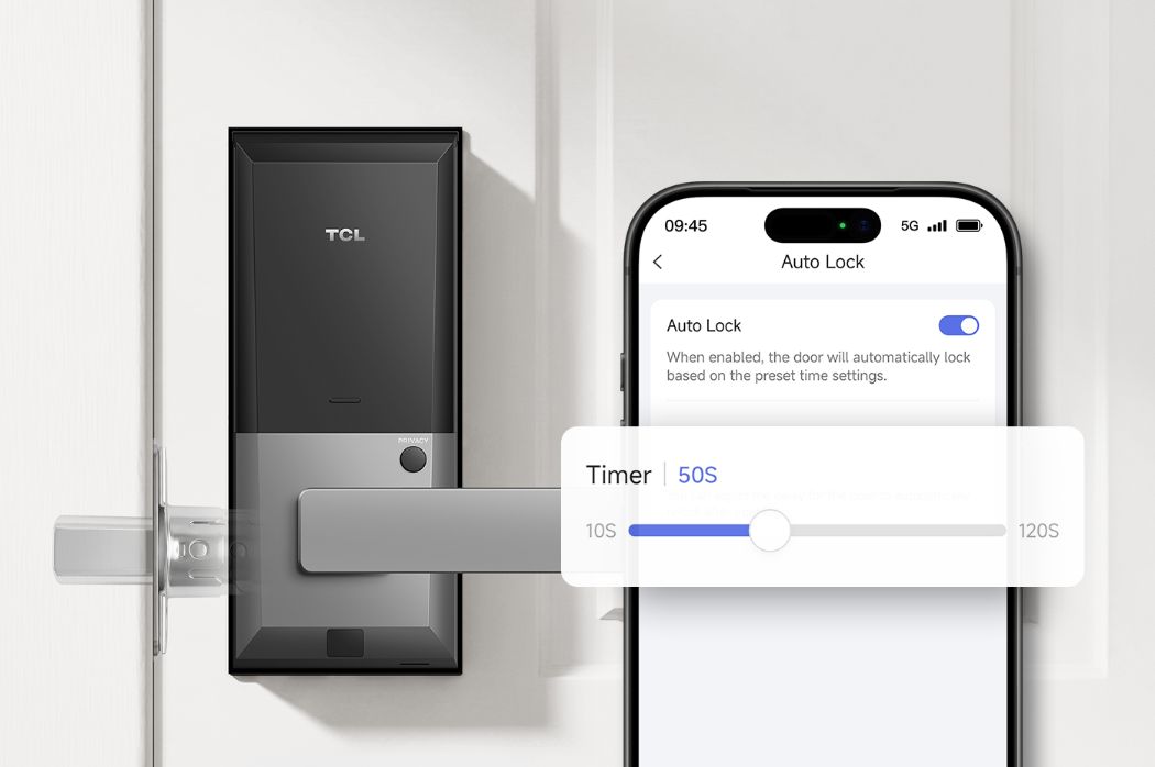 TCL K1 Fingerprint Smart Door Auto Lock 0.3s Fingerprint Unlock