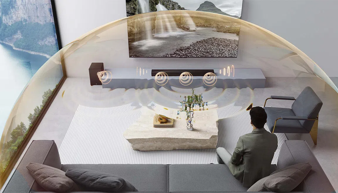 TCL Q65H 5.1ch High-end Home Theater Soundbar Sound field adaptive