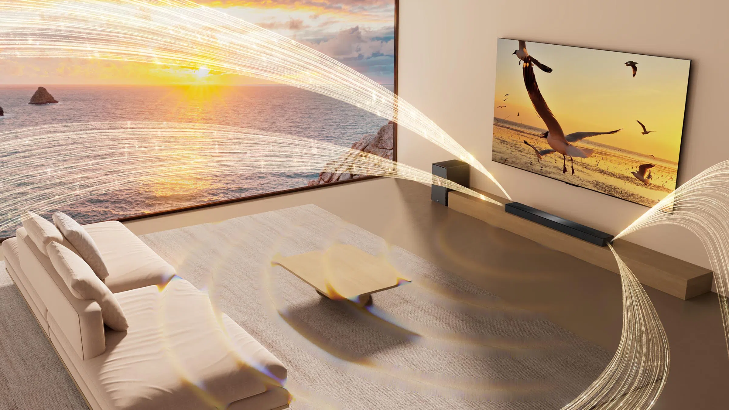 ray danz.jpg?t=1739931480639&w=1200&webp=true&dpr=1 TCL 5.1CH 580 Watts High-end Home Theater Soundbar with Dolby Atmos, DTS:X, Ray Danz Technology, Wireless Subwoofer (Q65H) TCL RAY·DANZ custom designed acoustic technology