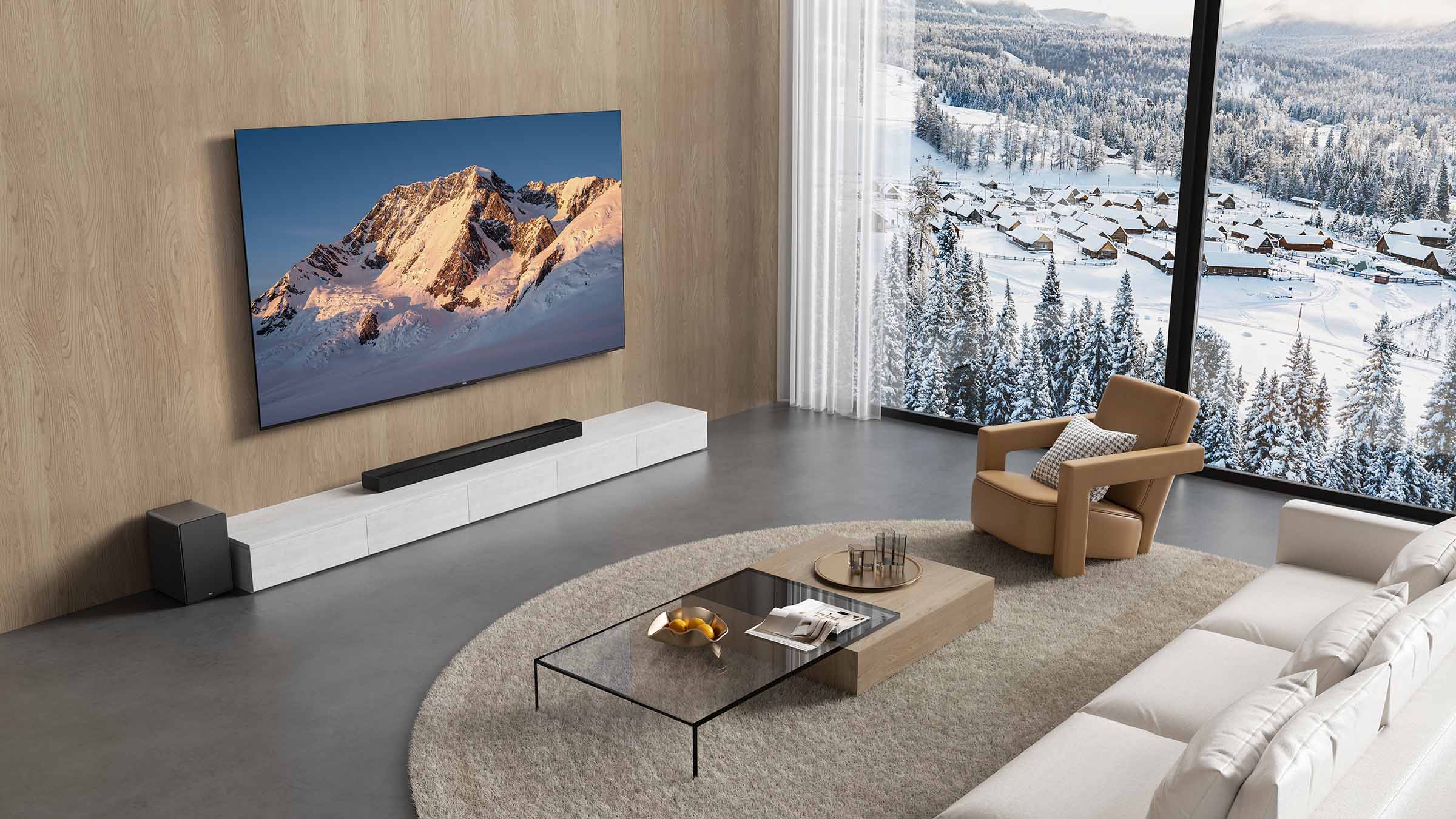 TCL Q85H Soundbar Scene diagram