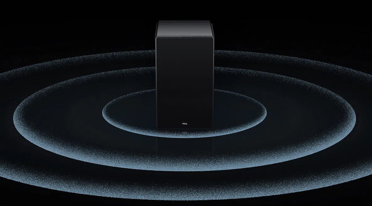 TCL Q75H Soundbar Personalized bass adjustment