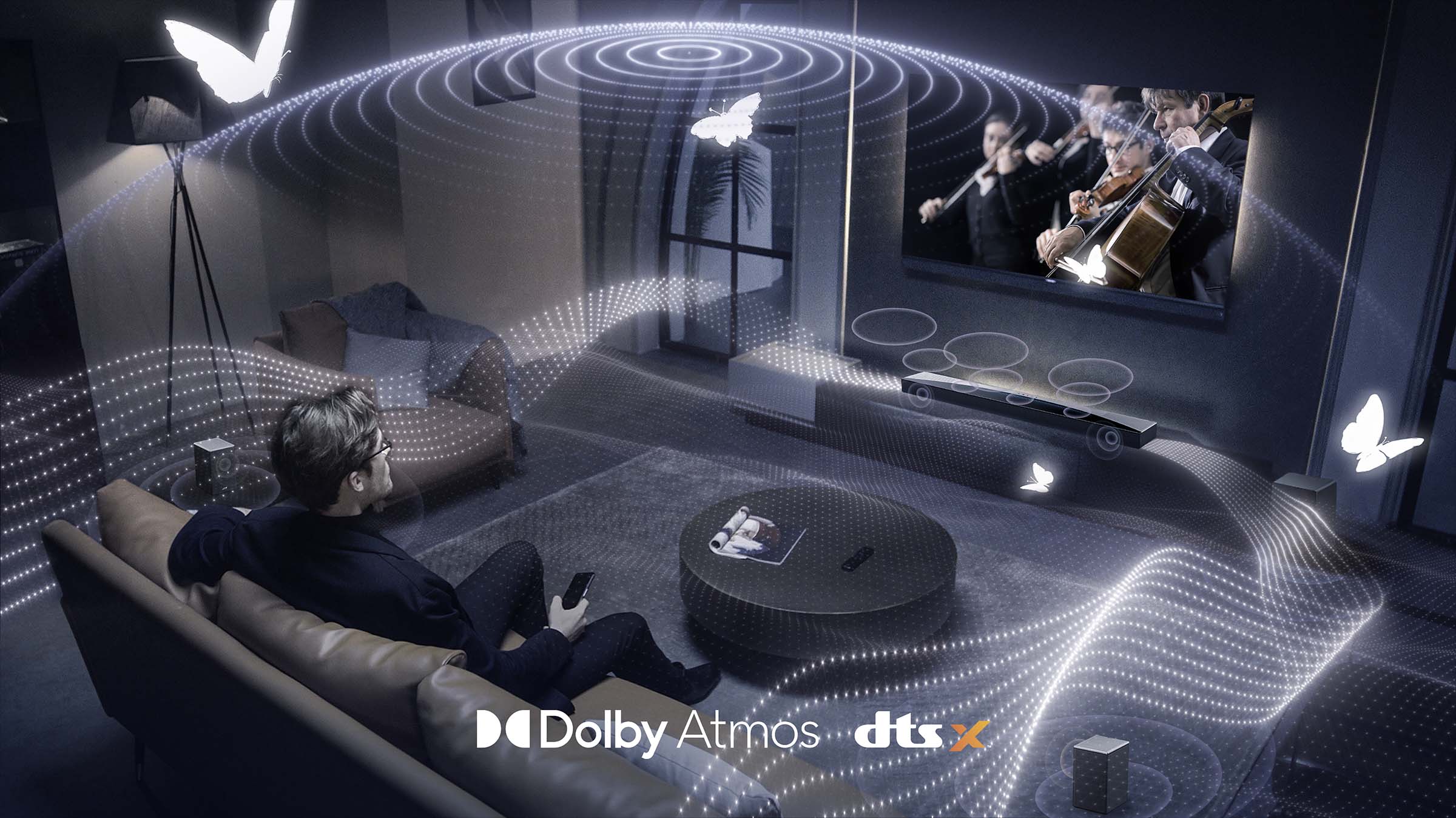 TCL Q85H Soundbar Dolby Atmos & DTS: X