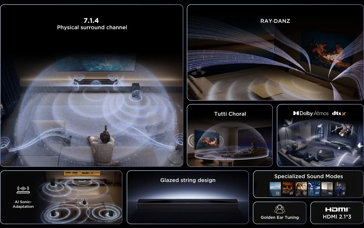 TCL Q85H Soundbar Overview