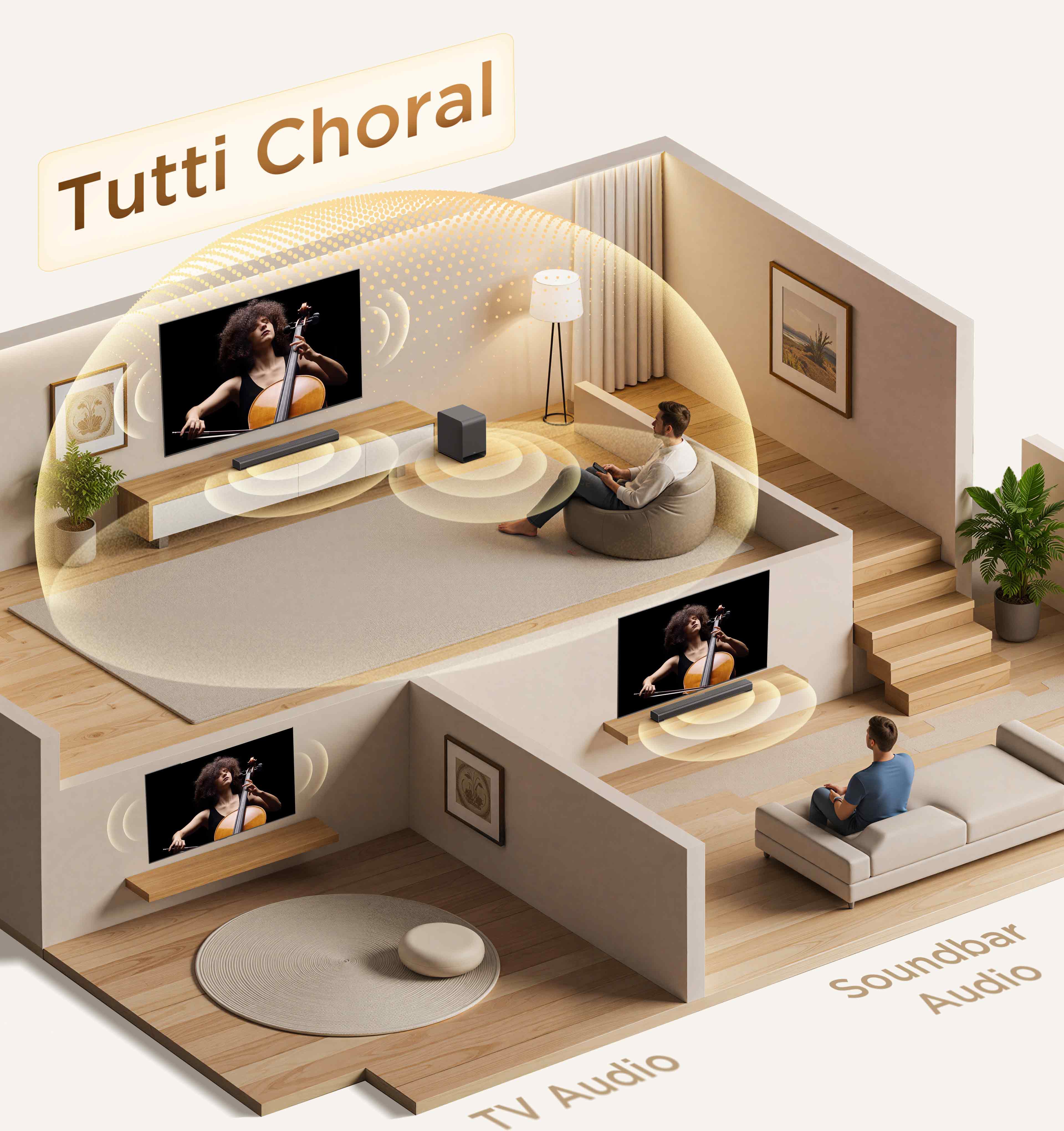 乐竟体育 Z100 Tailored acoustic structure