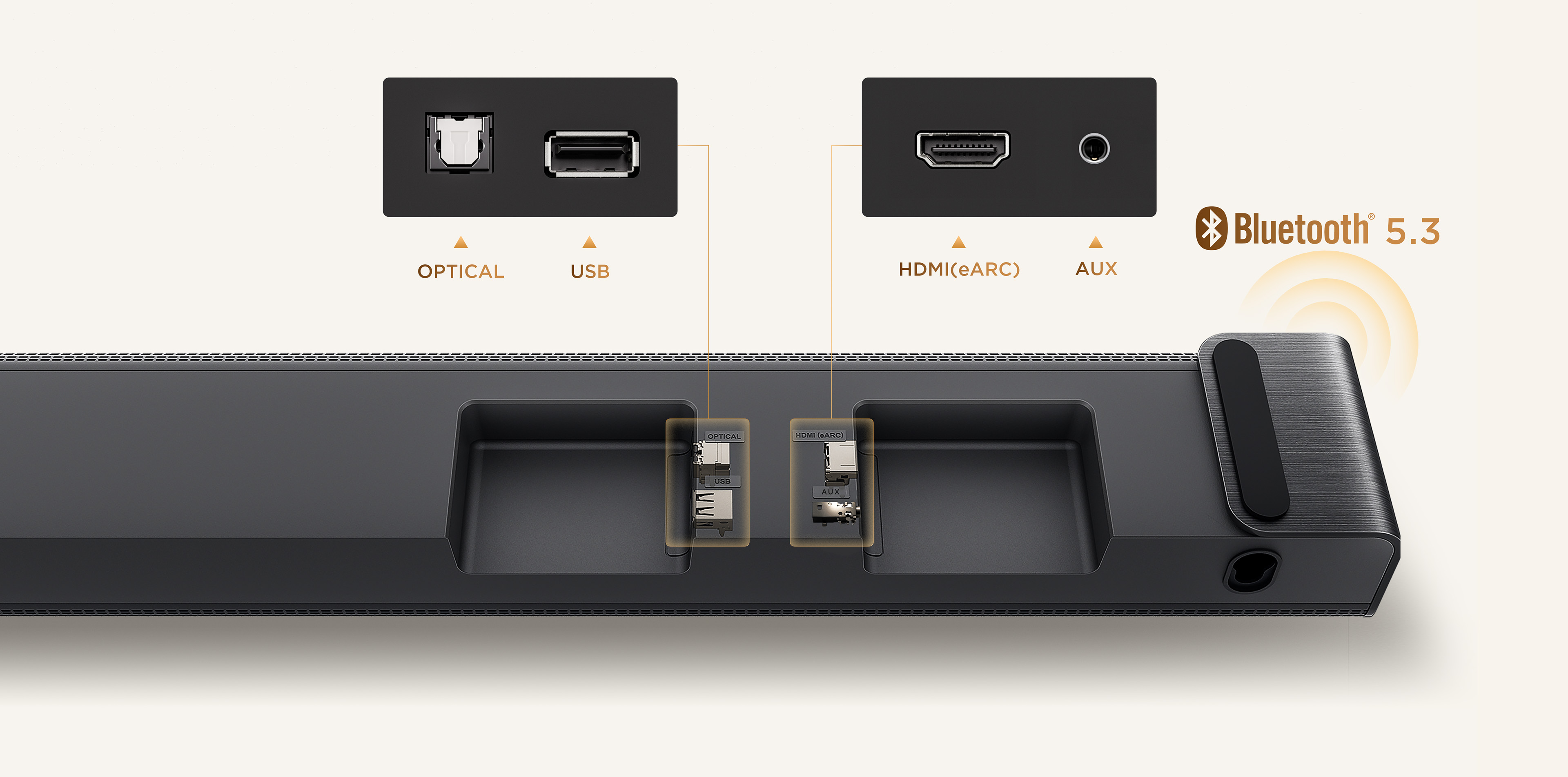 TCL Soundbar  A65K Voice enhancement algorithm amplifies vocal frequency ranges