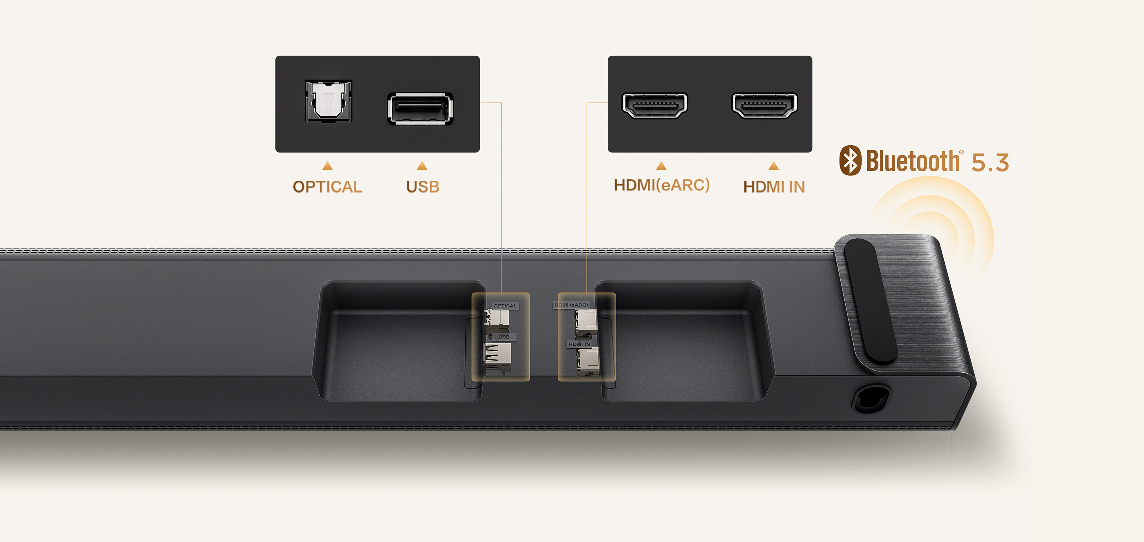 TCL Soundbar A65K Voice enhancement algorithm amplifies vocal frequency ranges
