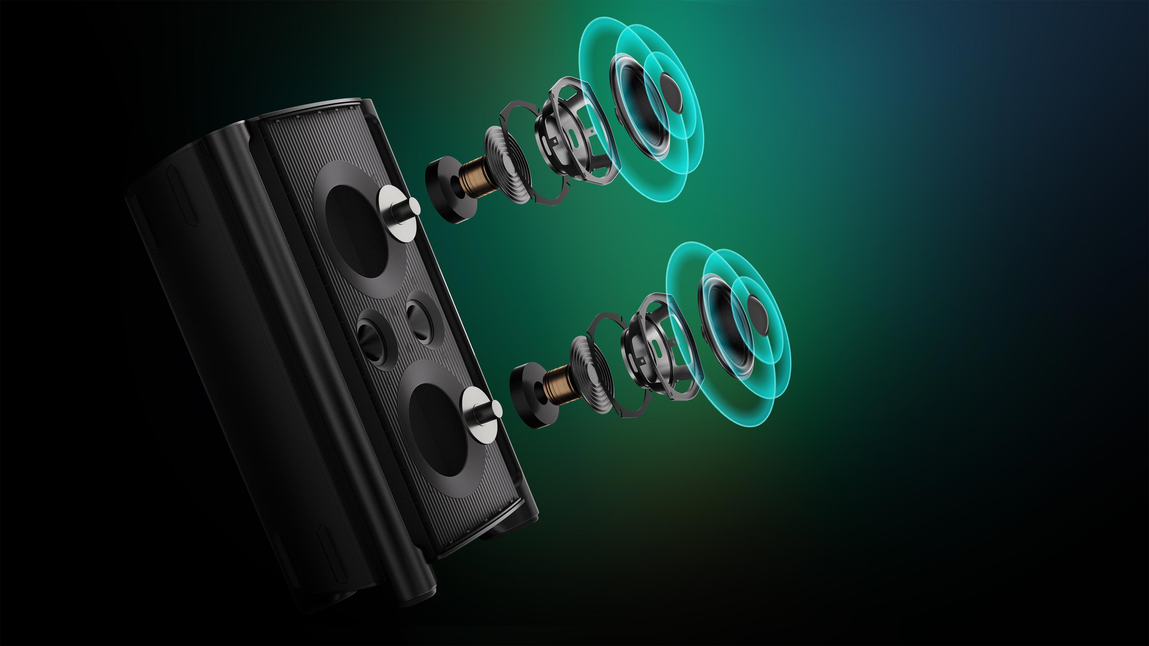 TCL TP200K Party Speaker with Custom Acoustic Materials