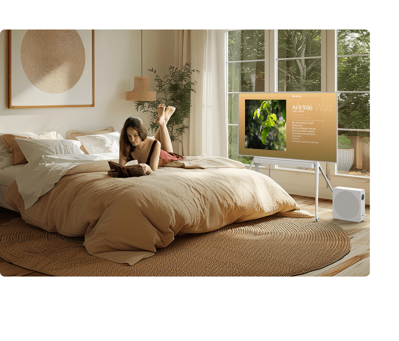 A300 Pro NXTFRAME TV with soundbar 