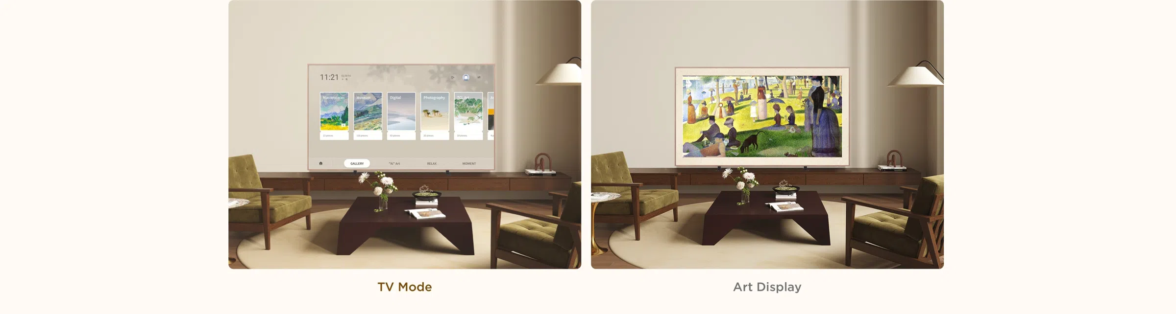 TCL A400 Pro TV Mode and Art Display