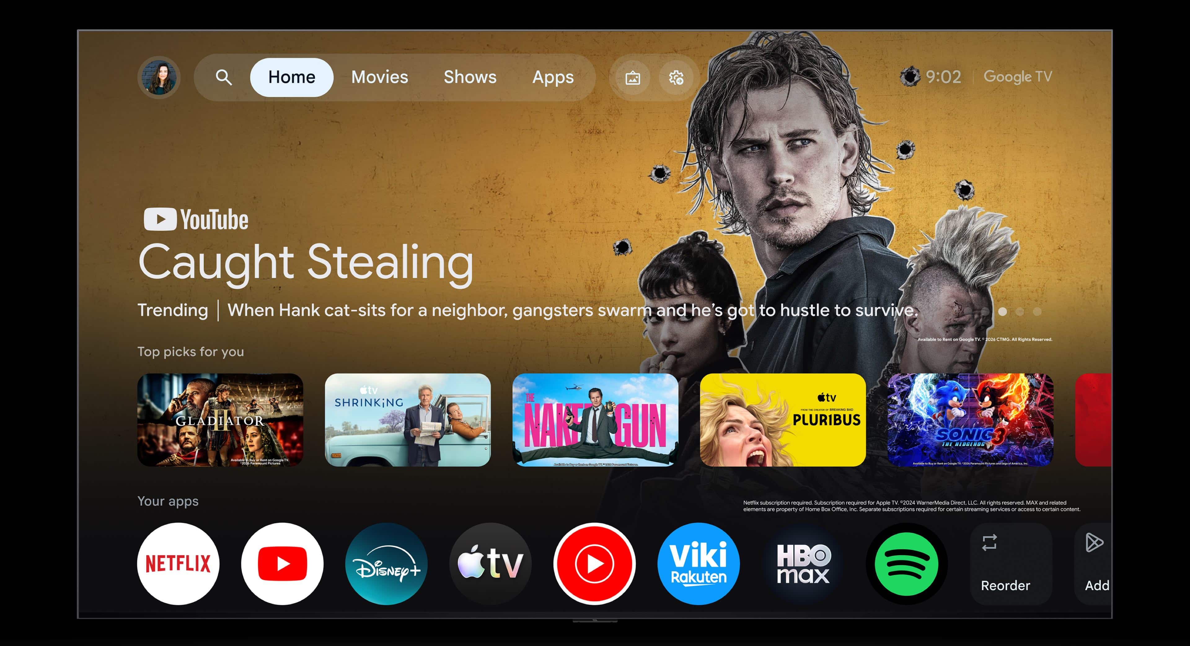 Google TV-Just for you