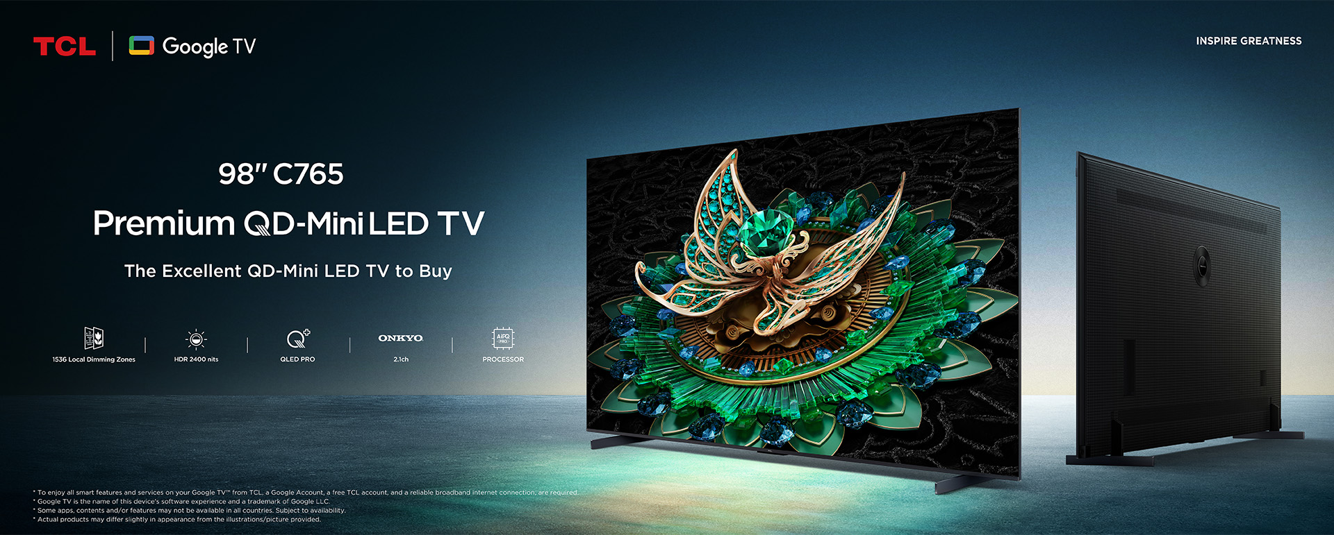 TCL C765 Premium QD-Mini LED 4K TV