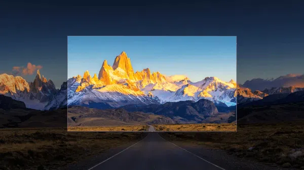 HDR осветленост на телевизорот C655 Pro