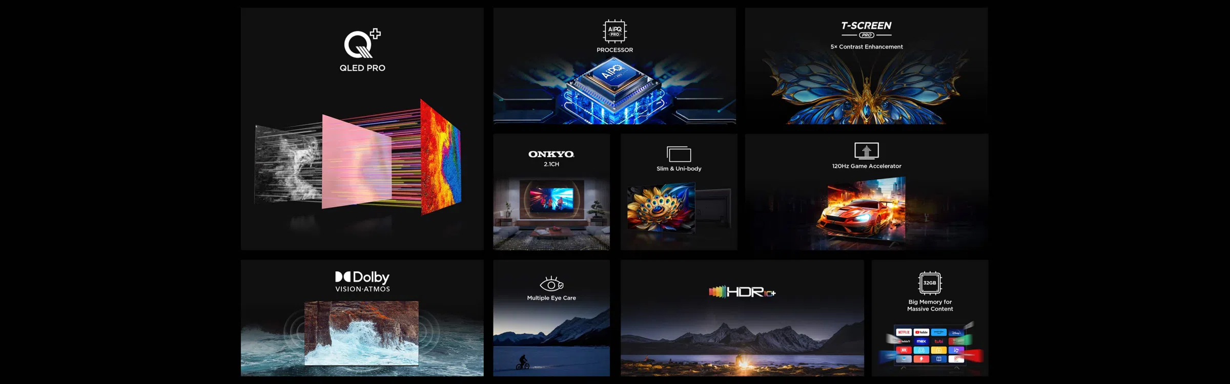 TCL 55C655 55 Inch QLED 4K HDR Google TV