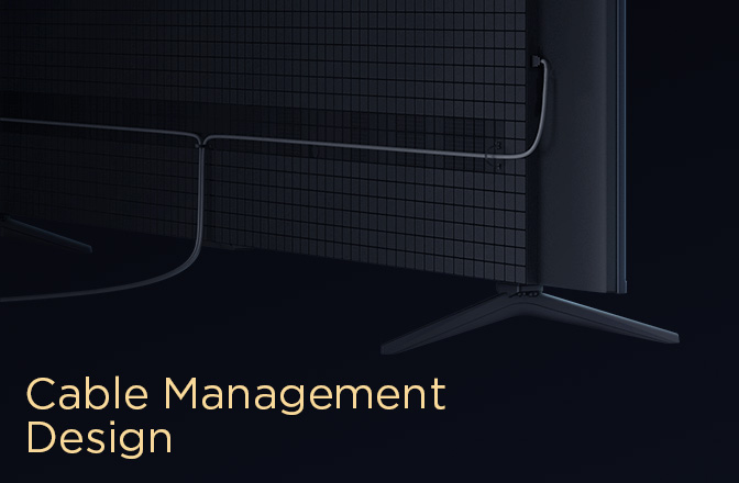 TCL C6K with cable management design