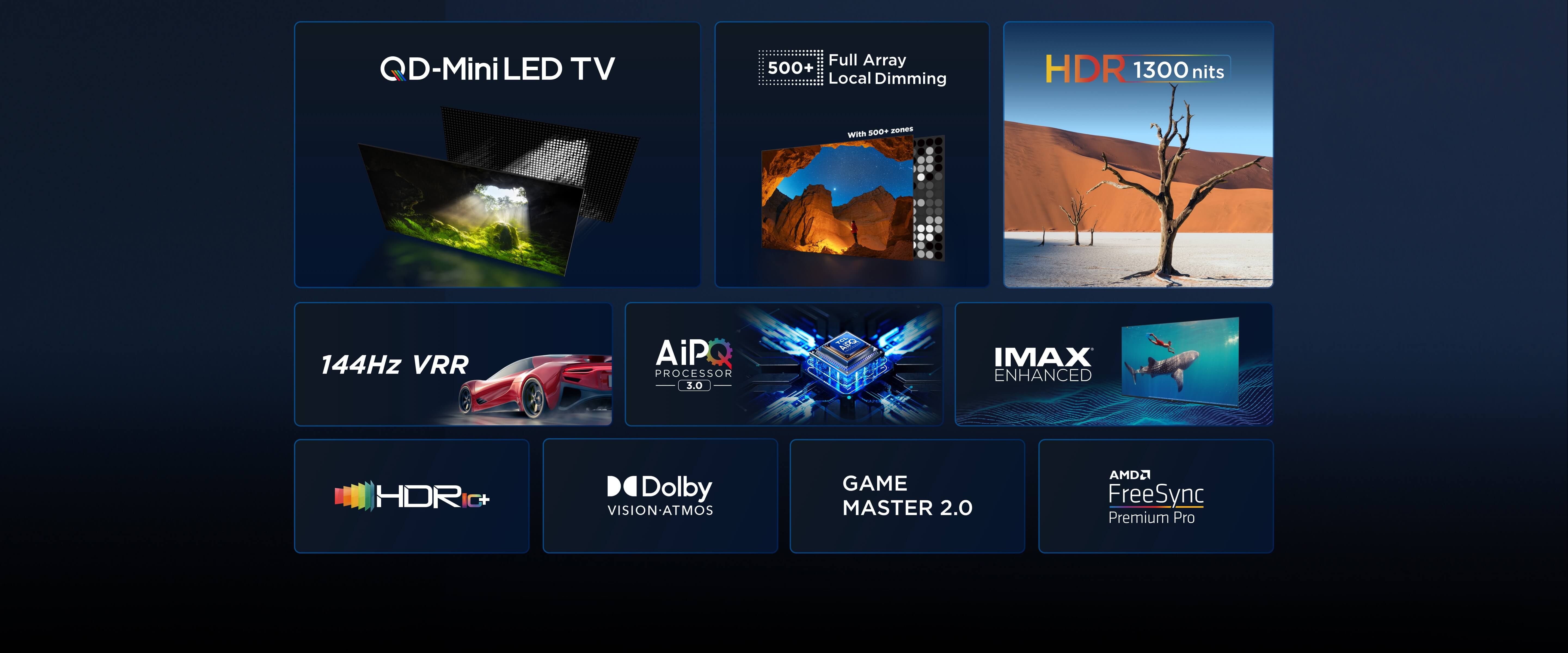 TCL C755 QD-Mini LED 4K 電視 