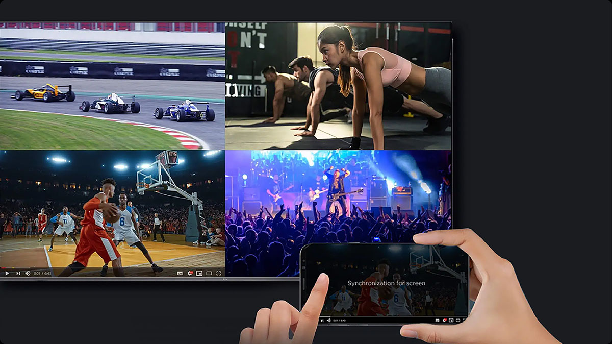 C765 TV supports multi-tasking