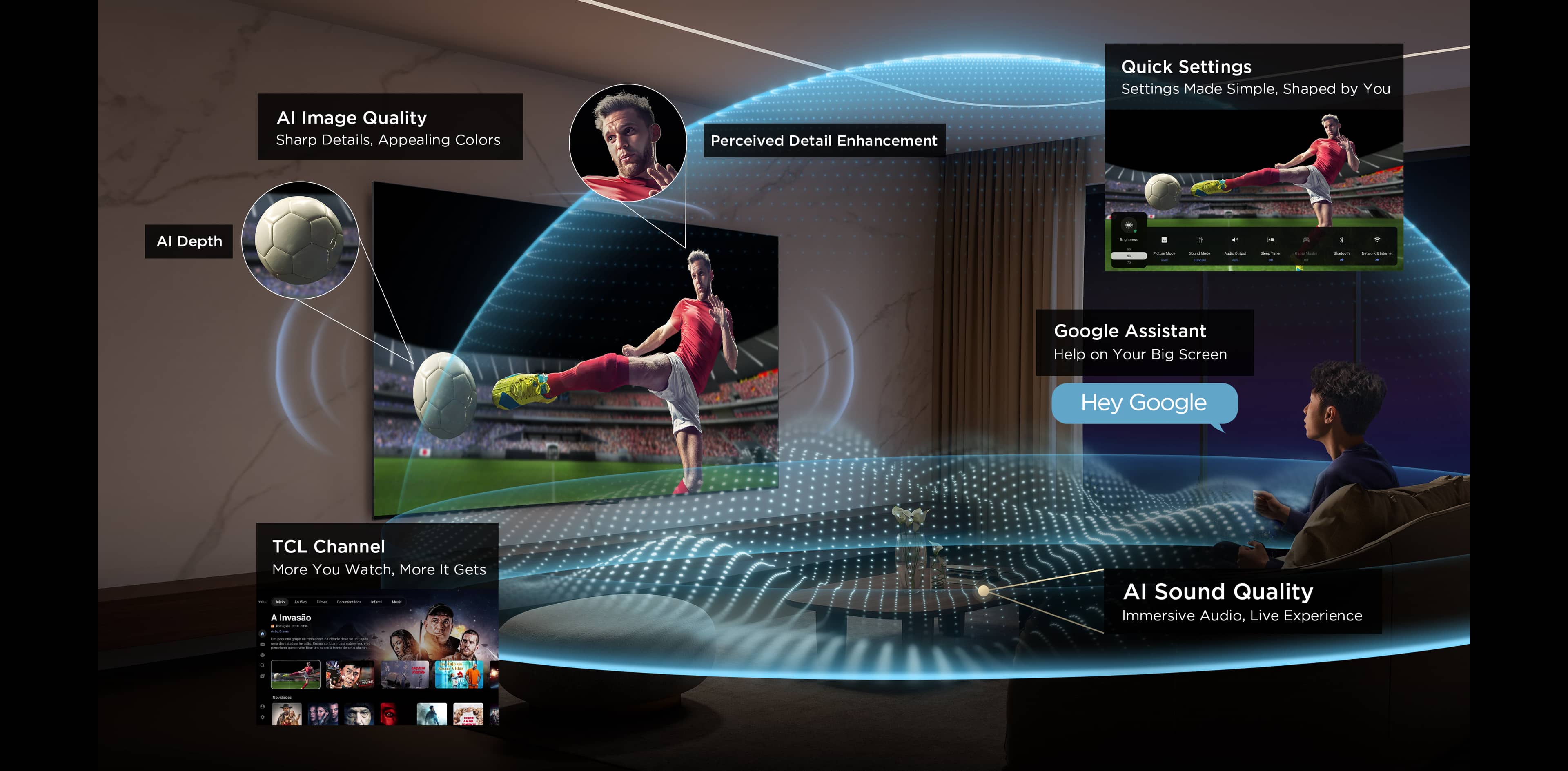 TCL QLED utilizes Colorful Quantum Crystals