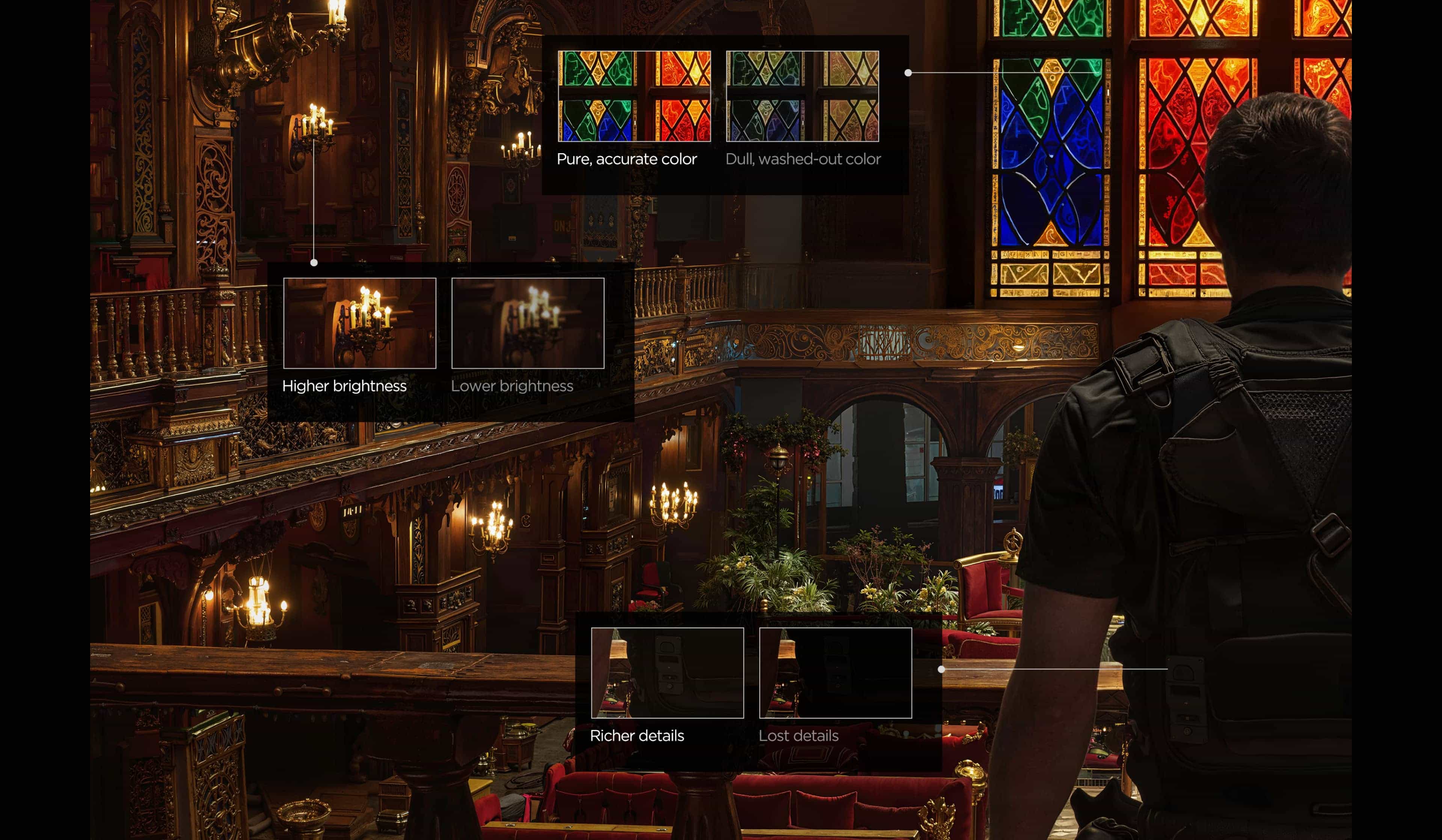 В TCL QLED используются цветные квантовые кристаллы