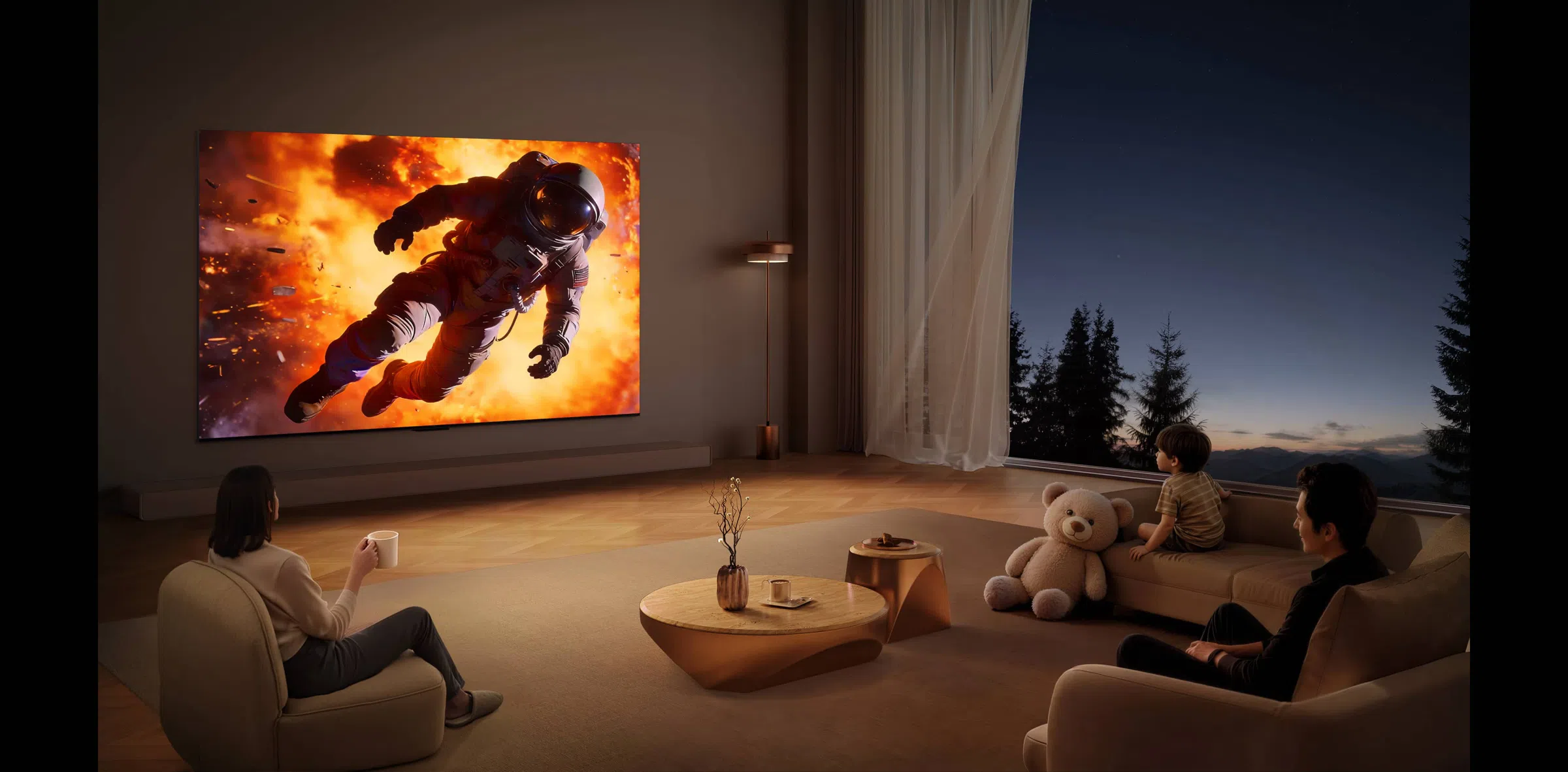 TCL C7L SQD-Mini LED TV Ultra-wide Viewing Angle