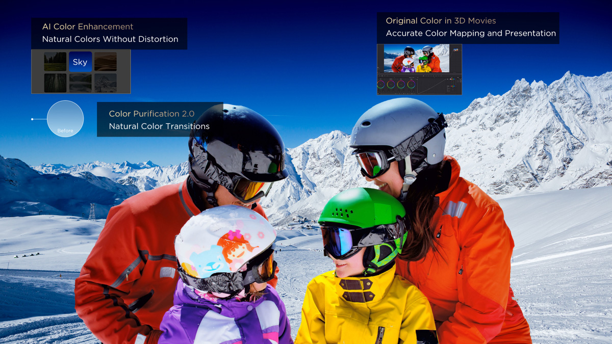 AI ColorMasterטלוויזיה חכמה&nbsp;C8K Premium QD-MiniLED מבית TCL