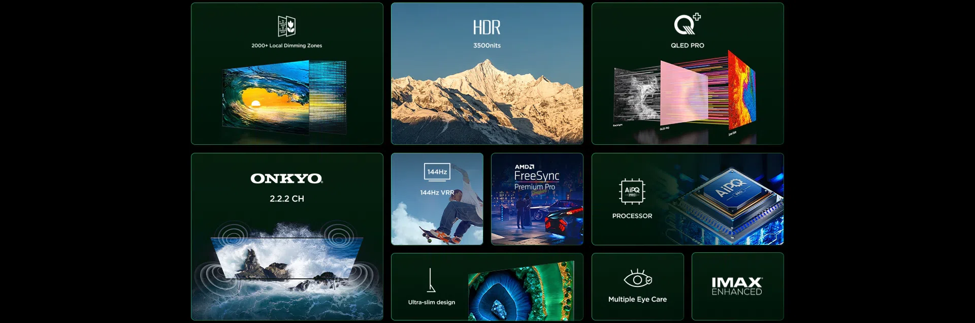 C855 Premium QD-міні-світлодіодний 4K-телевізор з кращими характеристиками