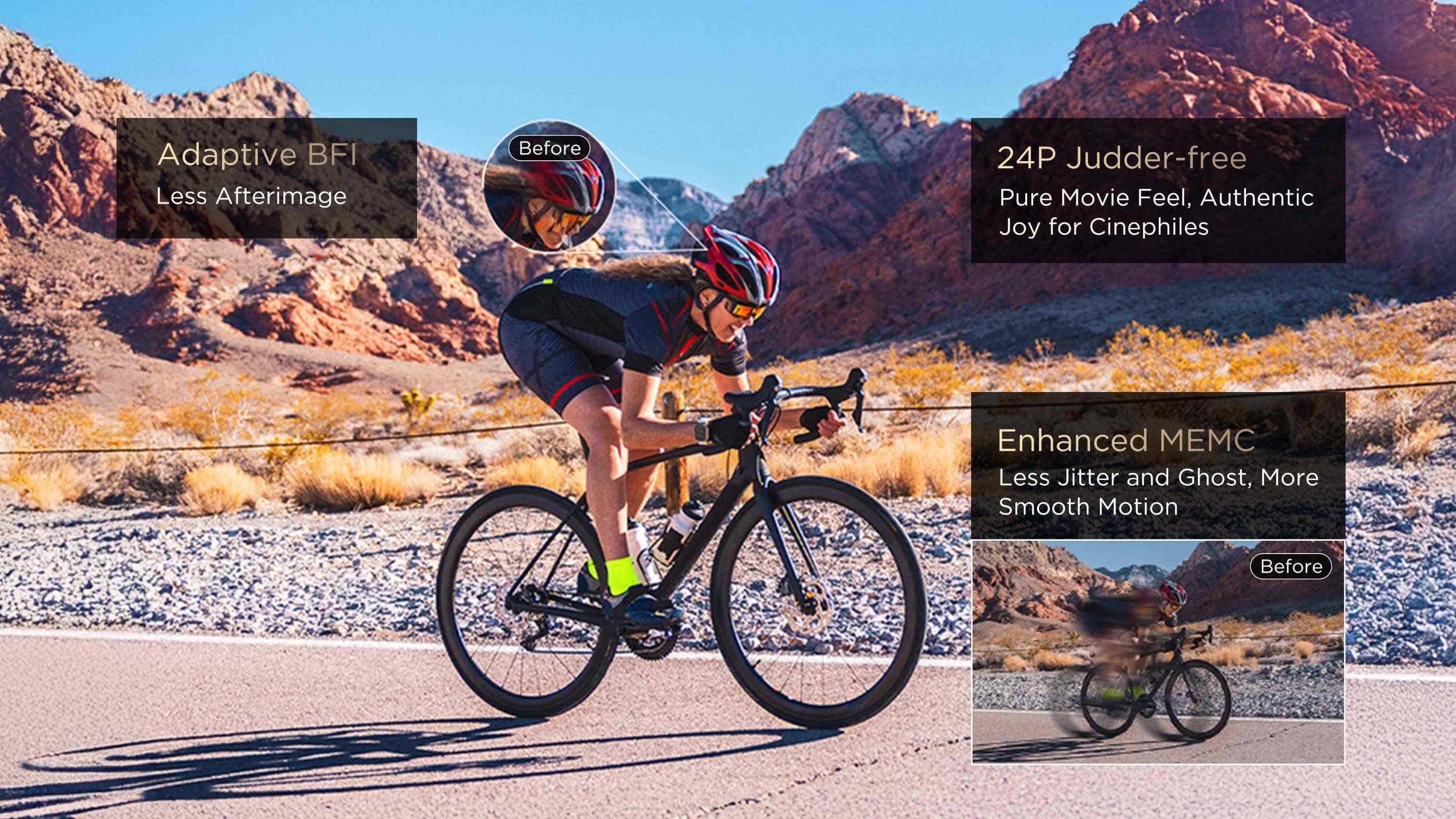 Actional scenes and smooth details