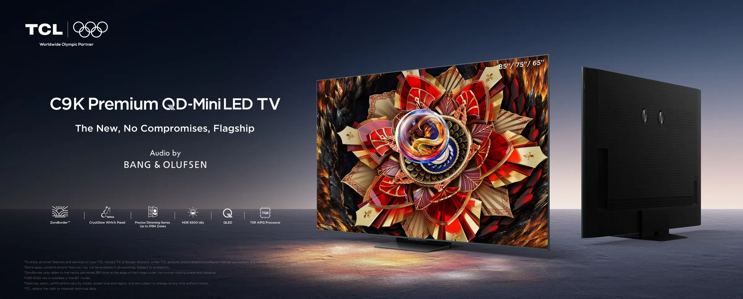 TCL C9K QD-MiniLED TV-65/75/85 Inches