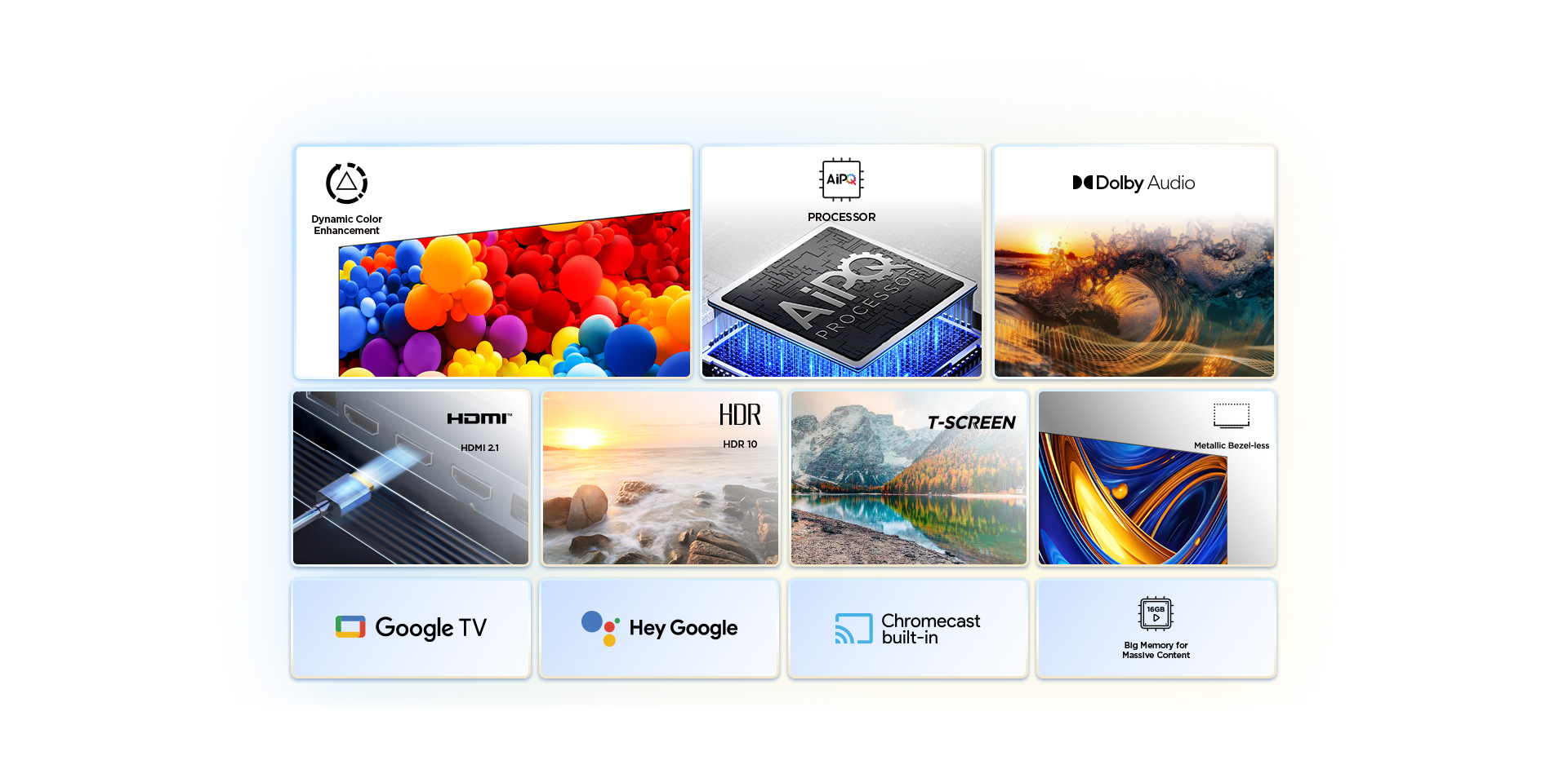 Top Featured of TCL P655 4K UHD Google TV