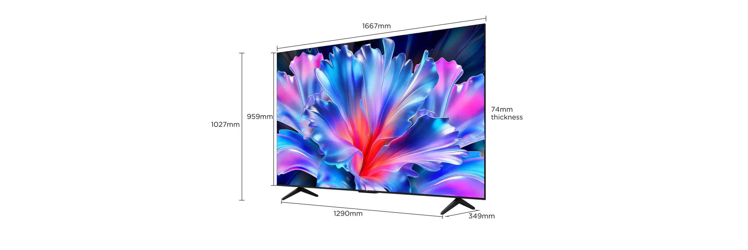 85 inch TCL P7K 4K HDR TV