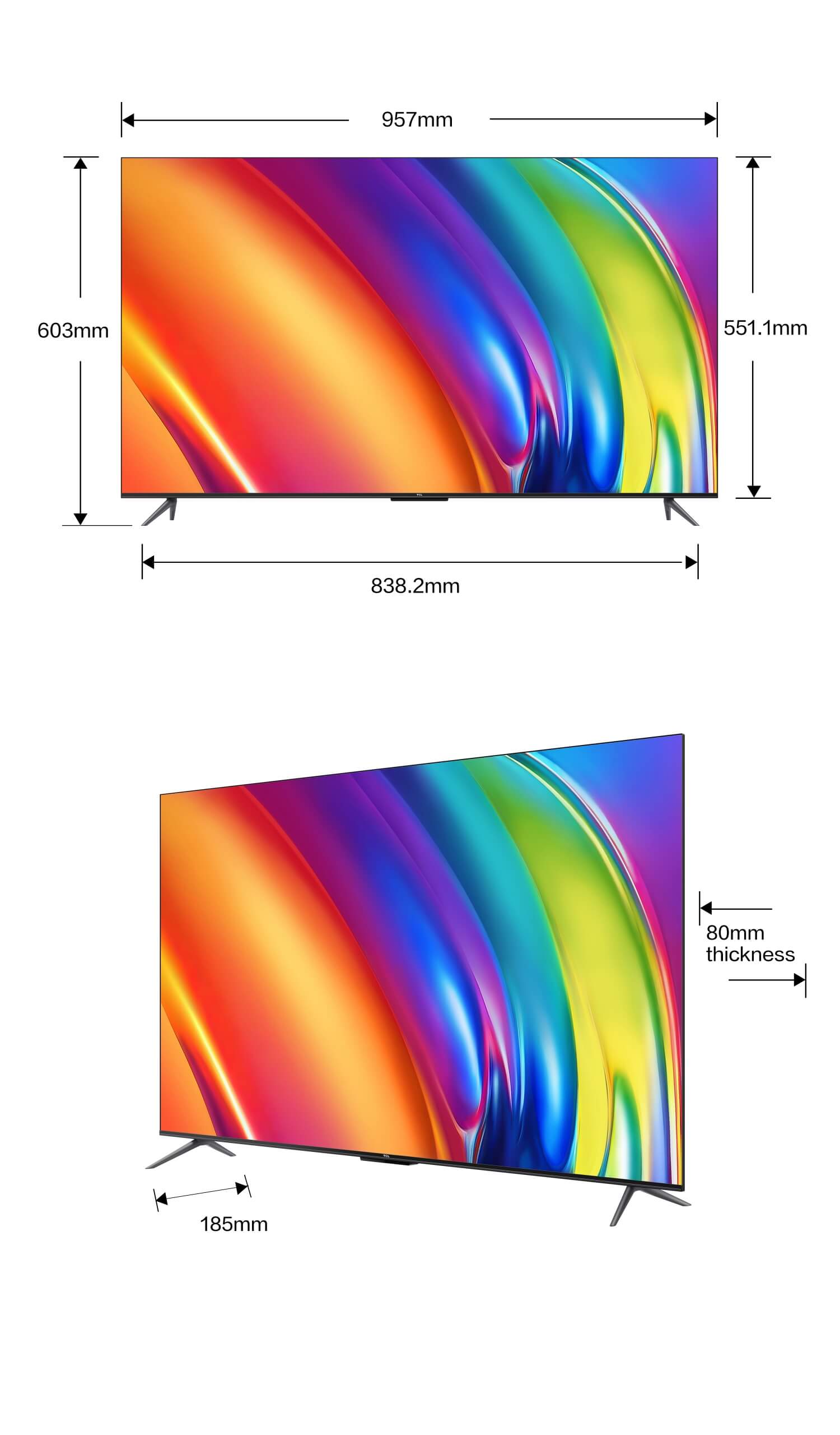 TCL TV P745 4K UHD TV with Game Master TCL Global