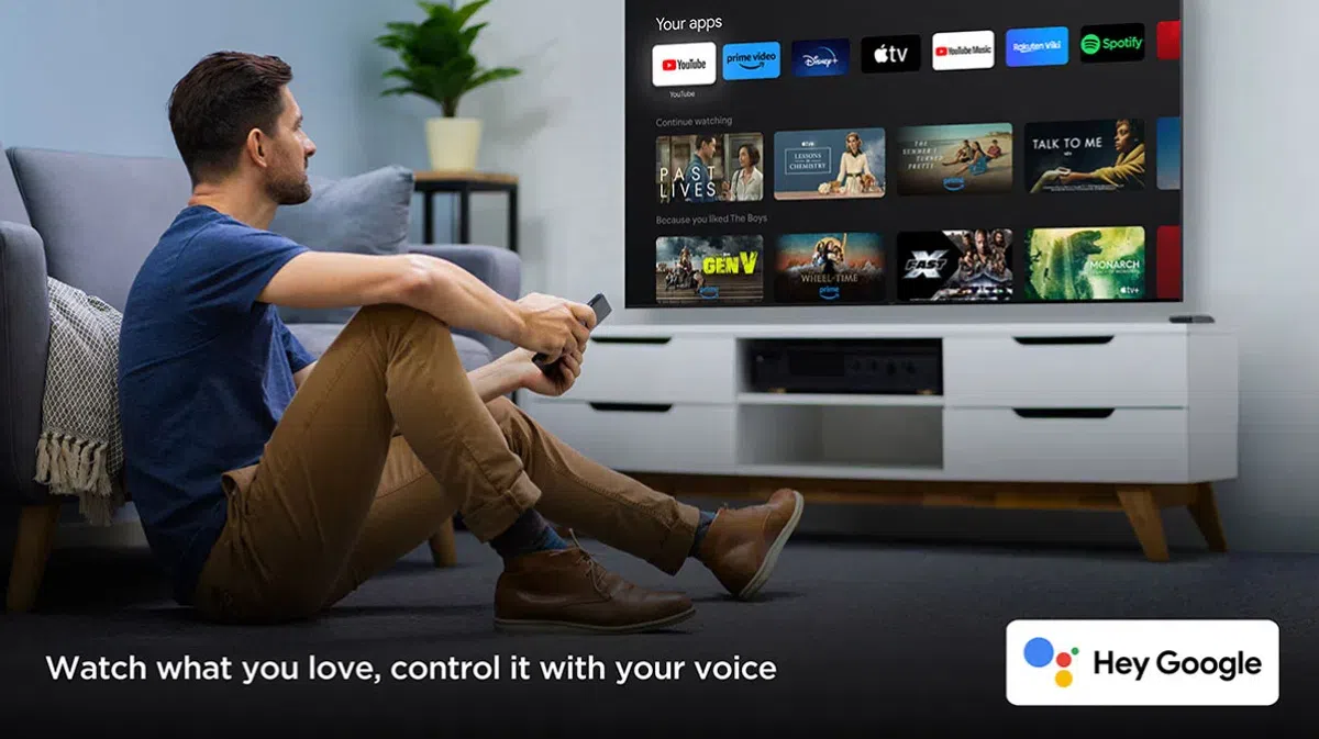 TCL 75P6K 4K UHD Google TV Voice Control