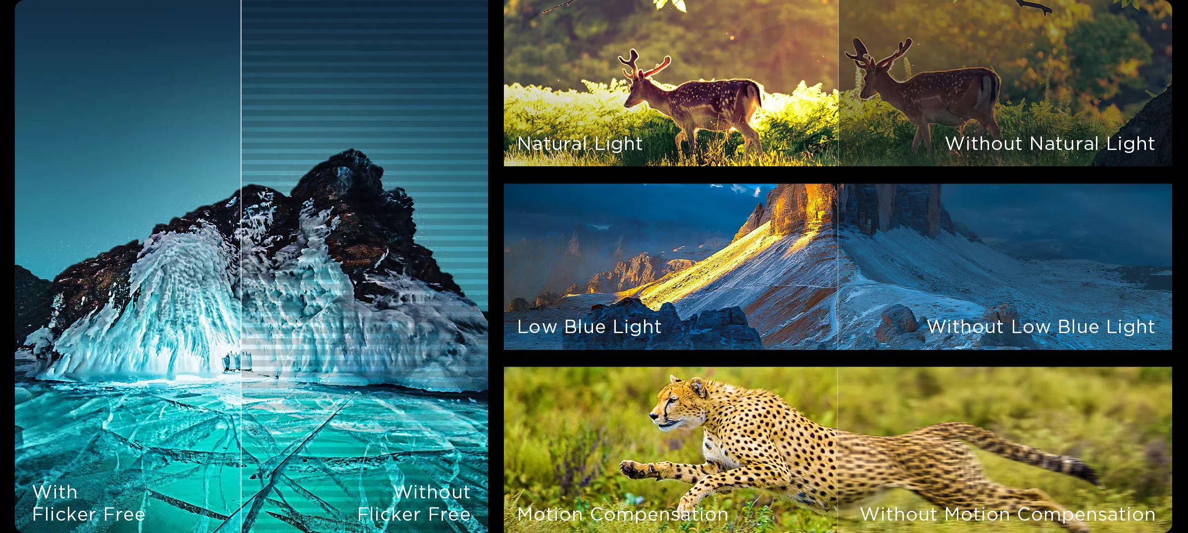 Soins oculaires multiples