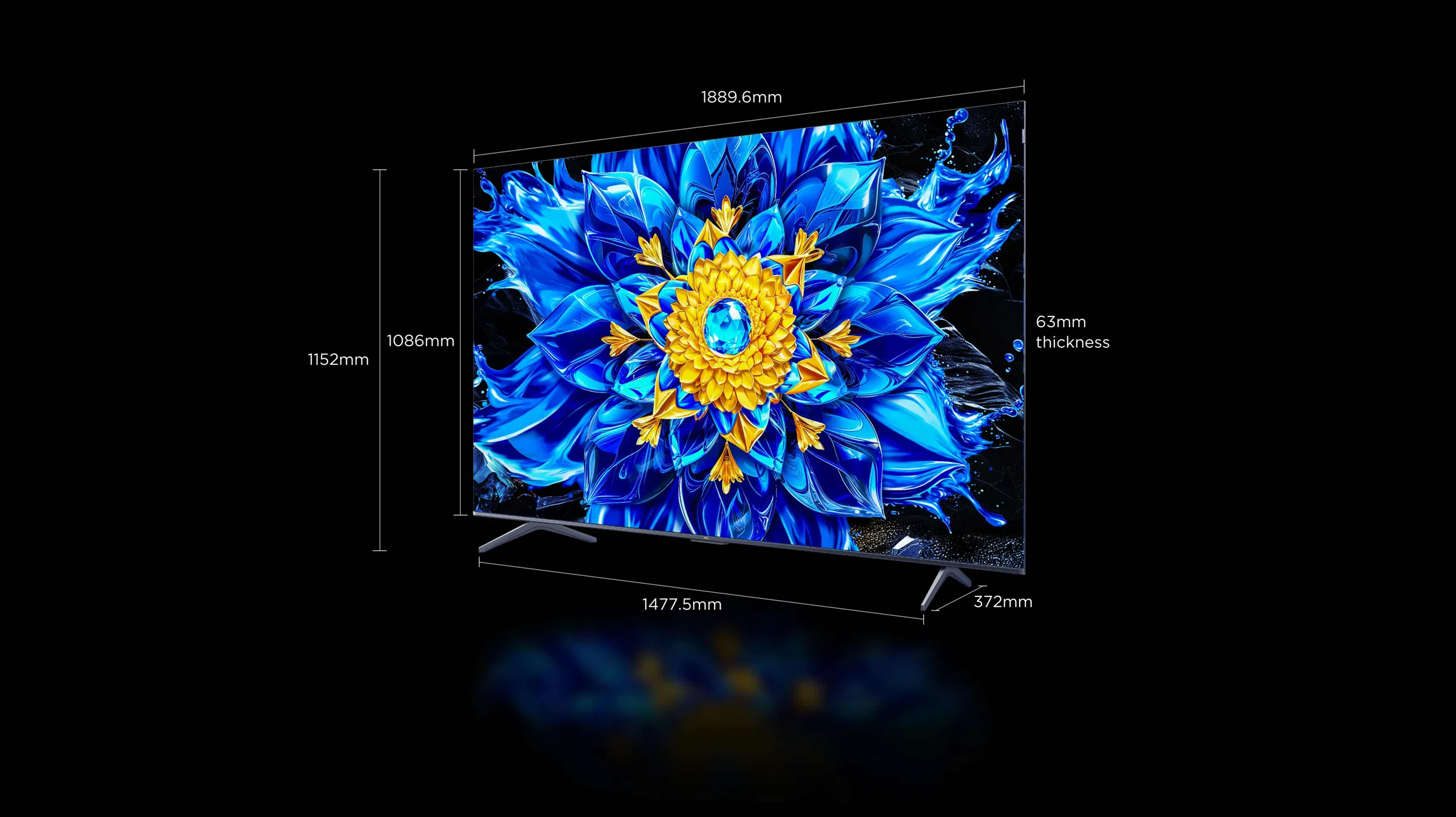 Телевизор TCL P8L 4K UHD с диагональю экрана от 55 до 85 дюймов