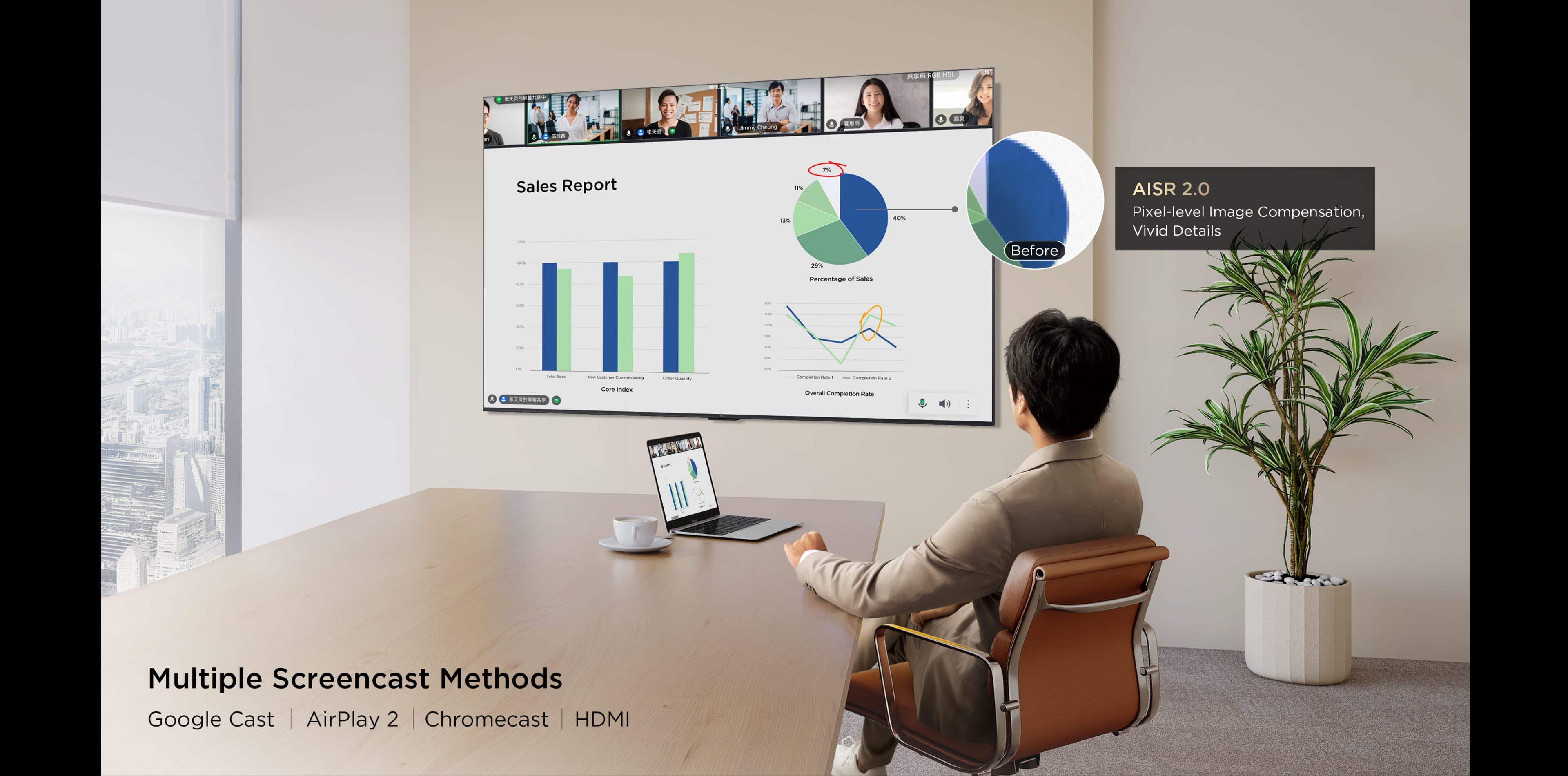 TCL QLED utilizes Colorful Quantum Crystals