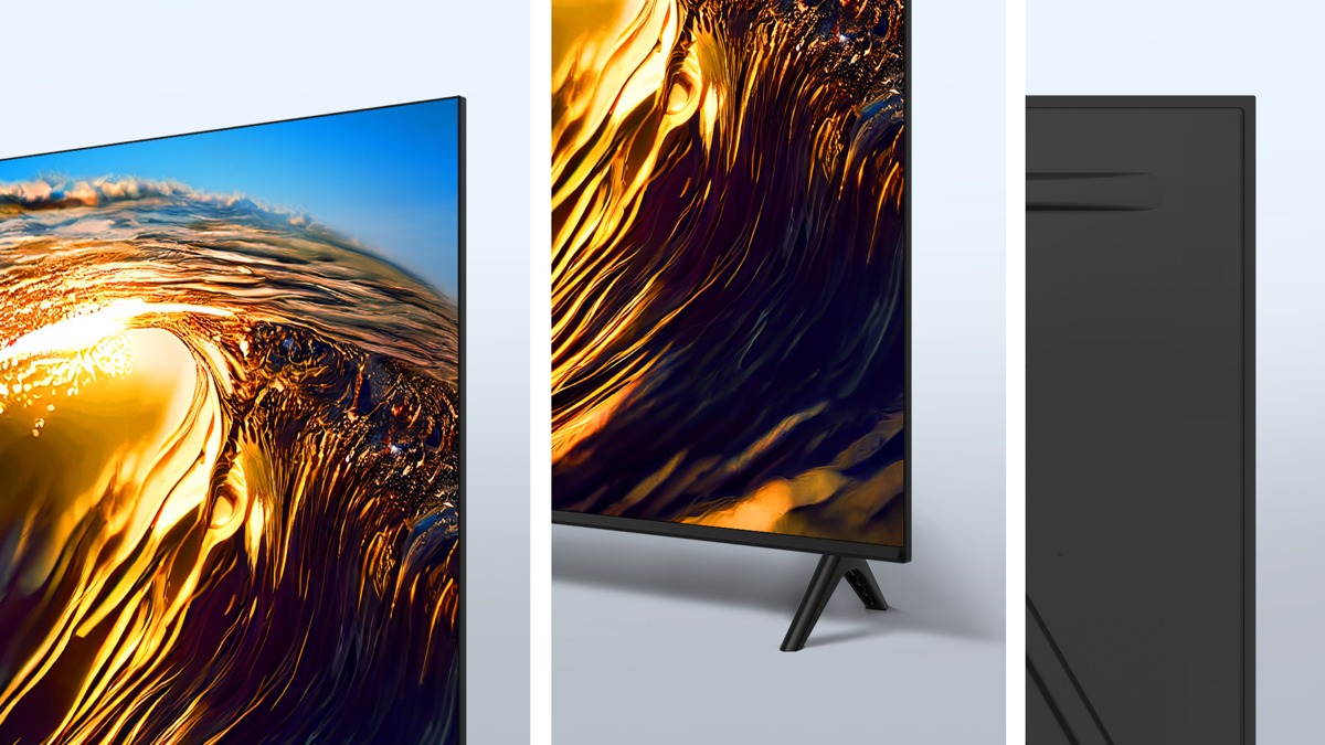 Metallic Bezel-less screen of S4500A TV 