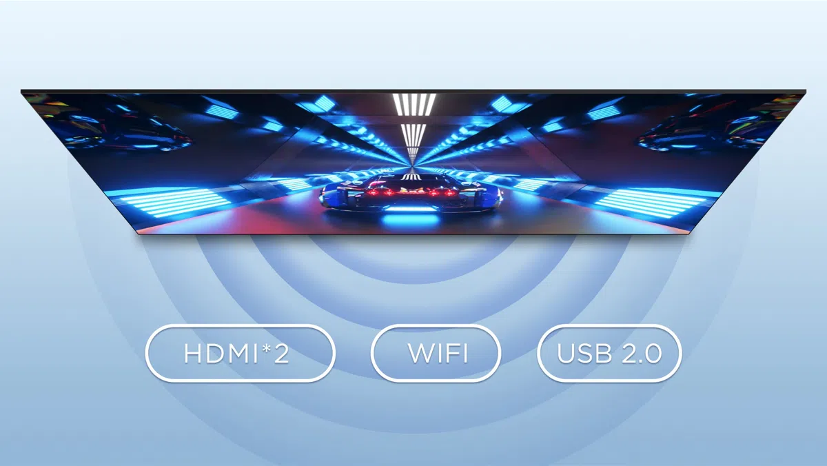 Connexion HDMI*2/WIFI/USB2.0 du téléviseur S4500A