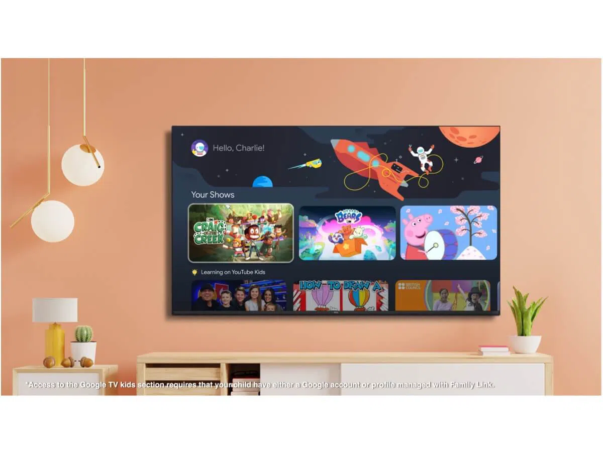 TCL S5400 TV for kid entertament