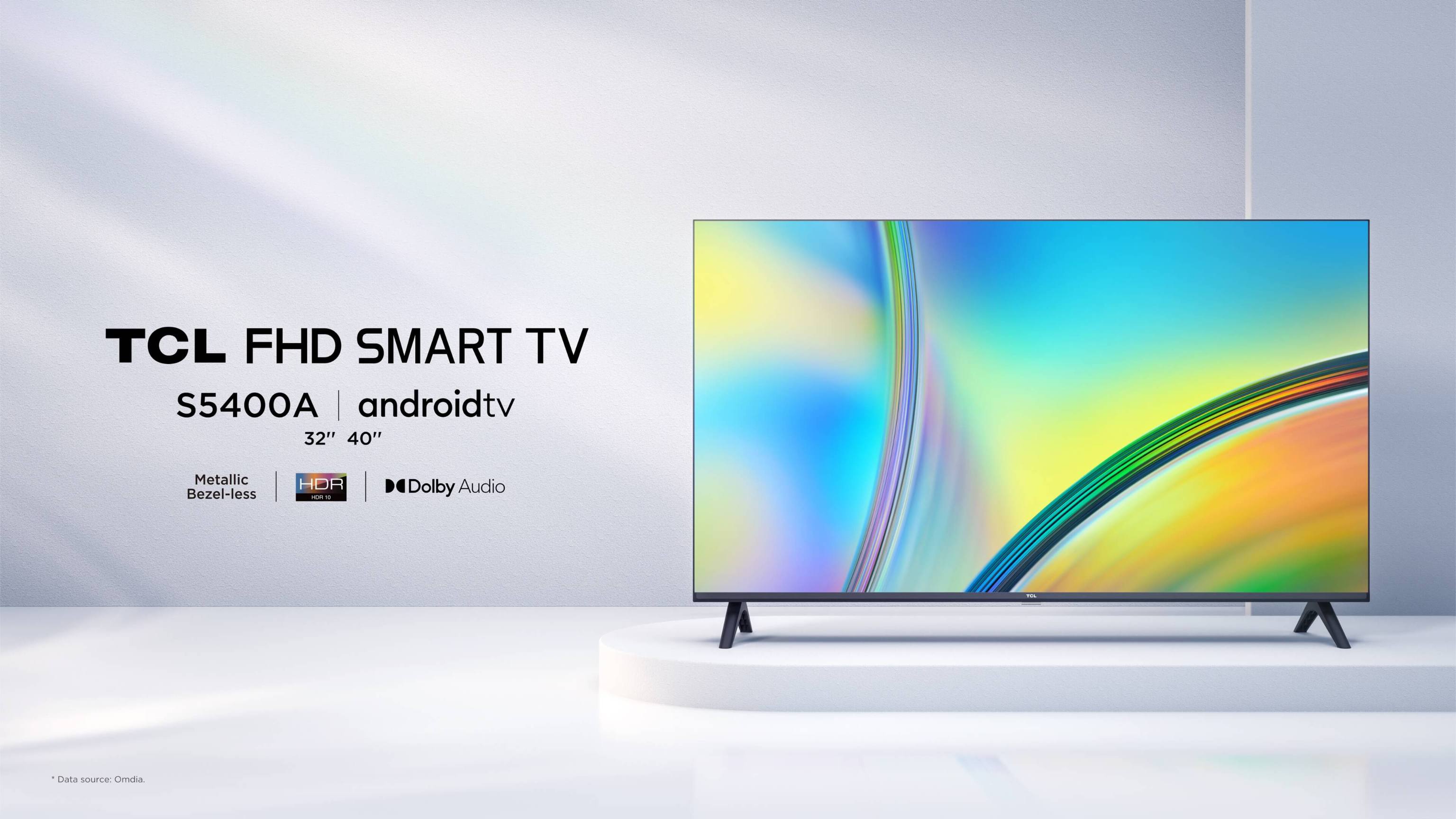TCL S5400A Metallic Bezel-less design