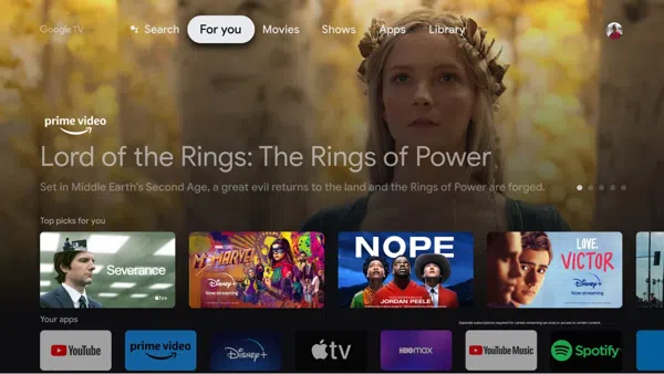 تلفزيون TCL S5K مع Google TV