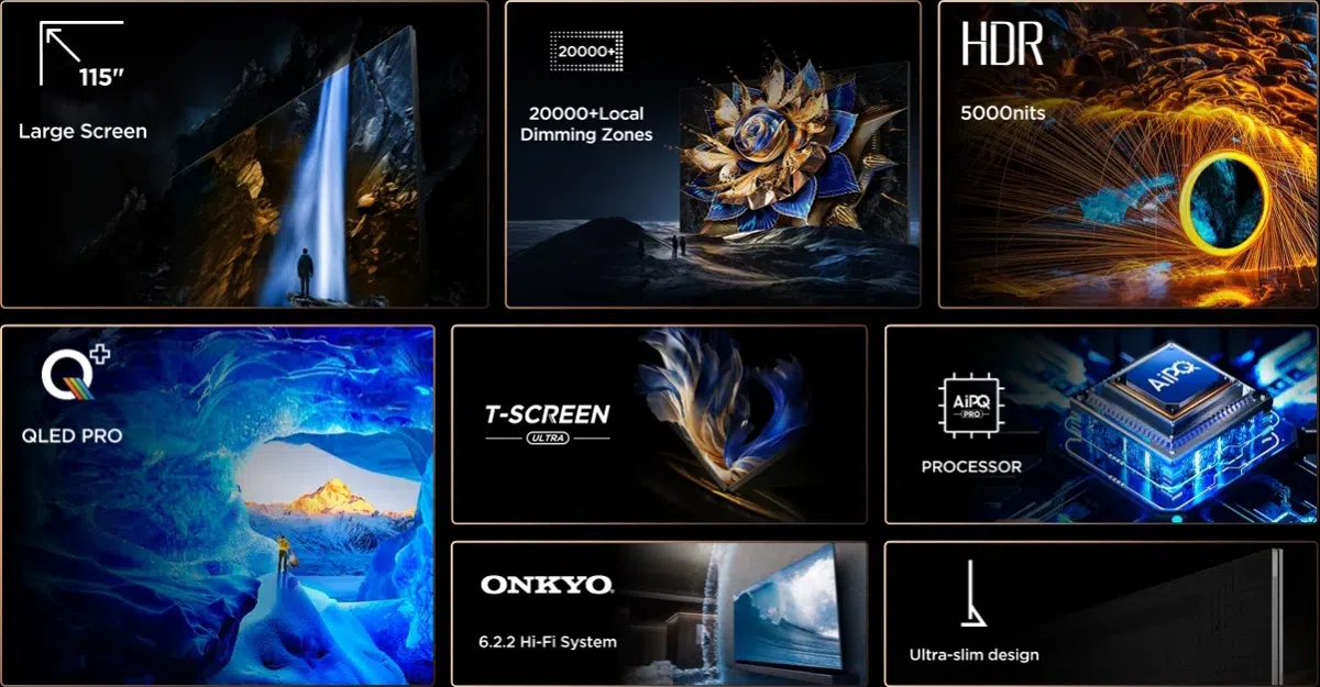 TCL 115"X955 TV Feature