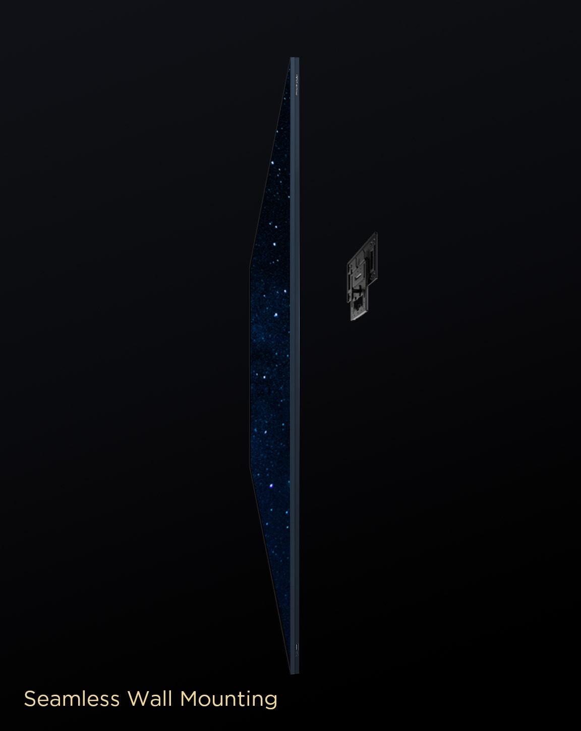 TCL X11K with seamless wall mounting