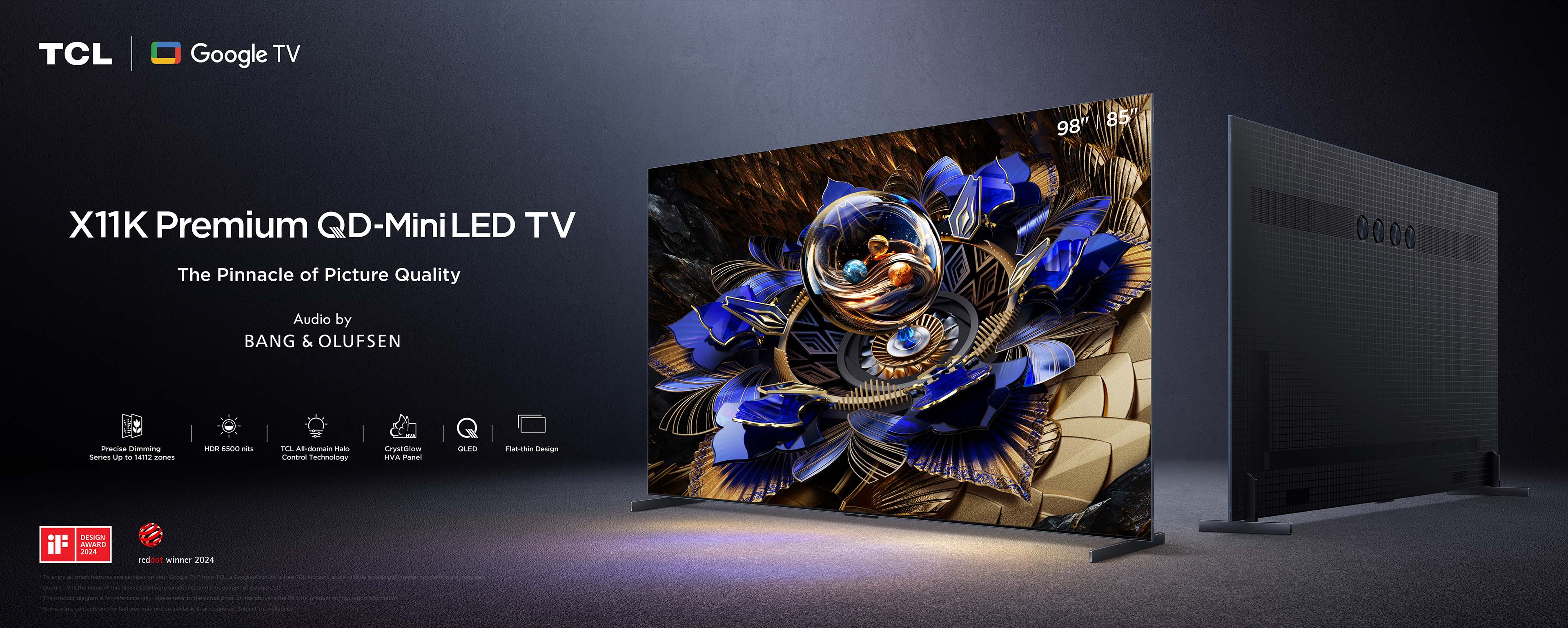 【4K量子ドットMiniLED】TCL 50QM8B TCL 50QM8B 50V型 miniLED量子ドット 4K液晶テレビ2024 Amazon